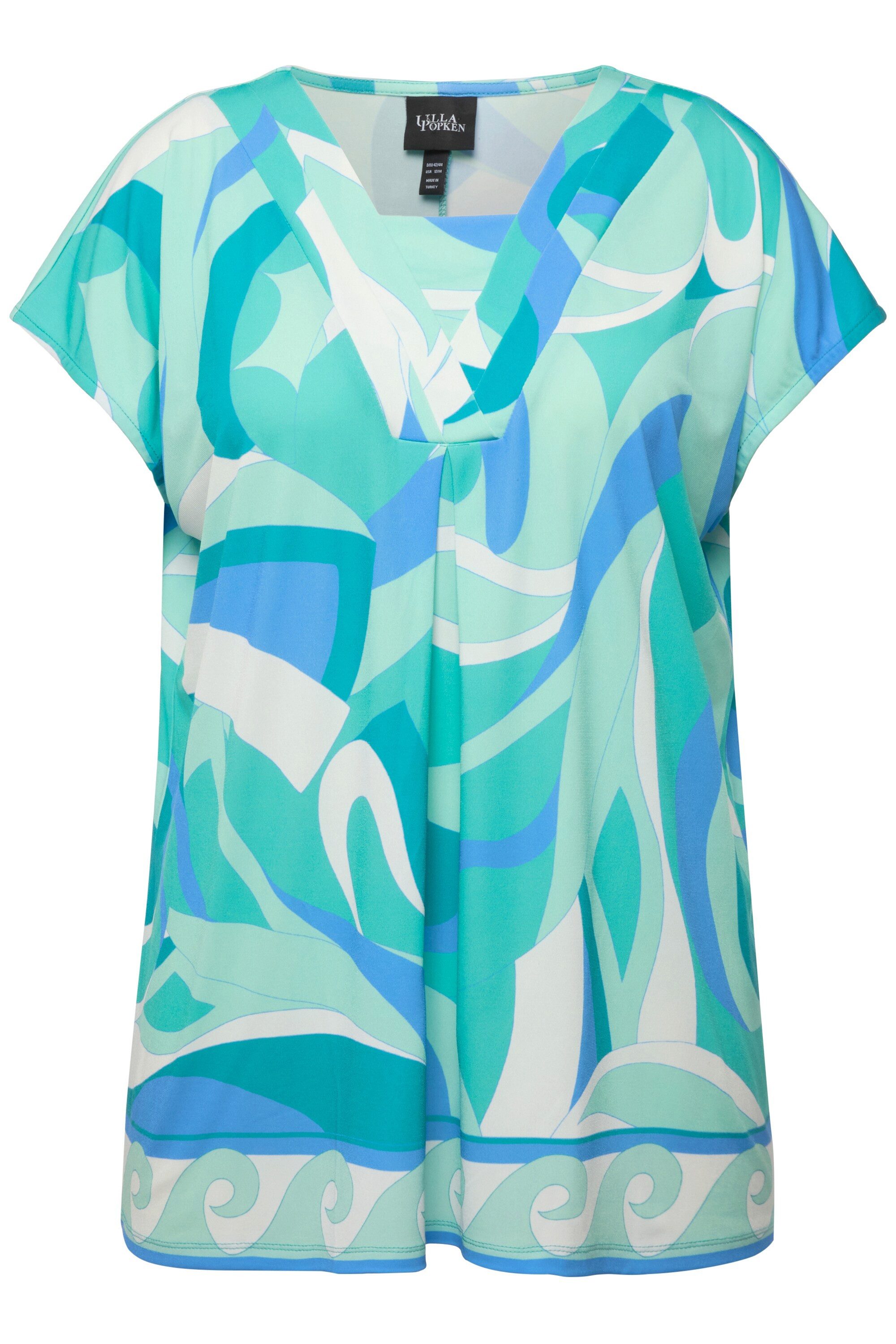 Ulla Popken Longtop T-Shirt Oversized Blende günstig online kaufen