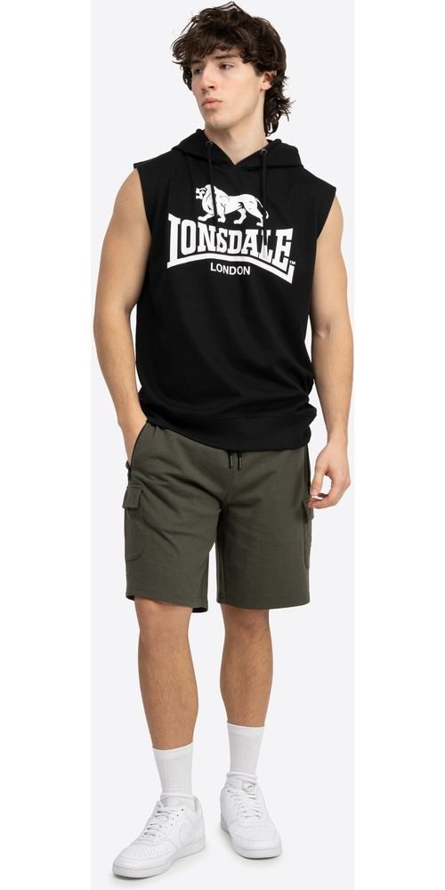 Lonsdale T-Shirt Bignor Ärmelloses Sweatshirt Mit Kapuze Normale Passform günstig online kaufen