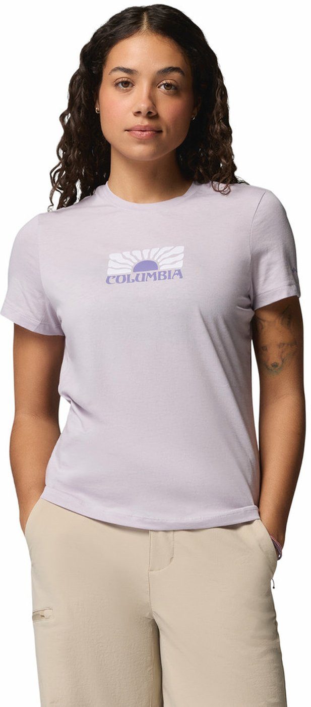 Columbia Funktionsshirt Ruby Springs Graphic Fitted SS Lavender Pearl, Mountainview