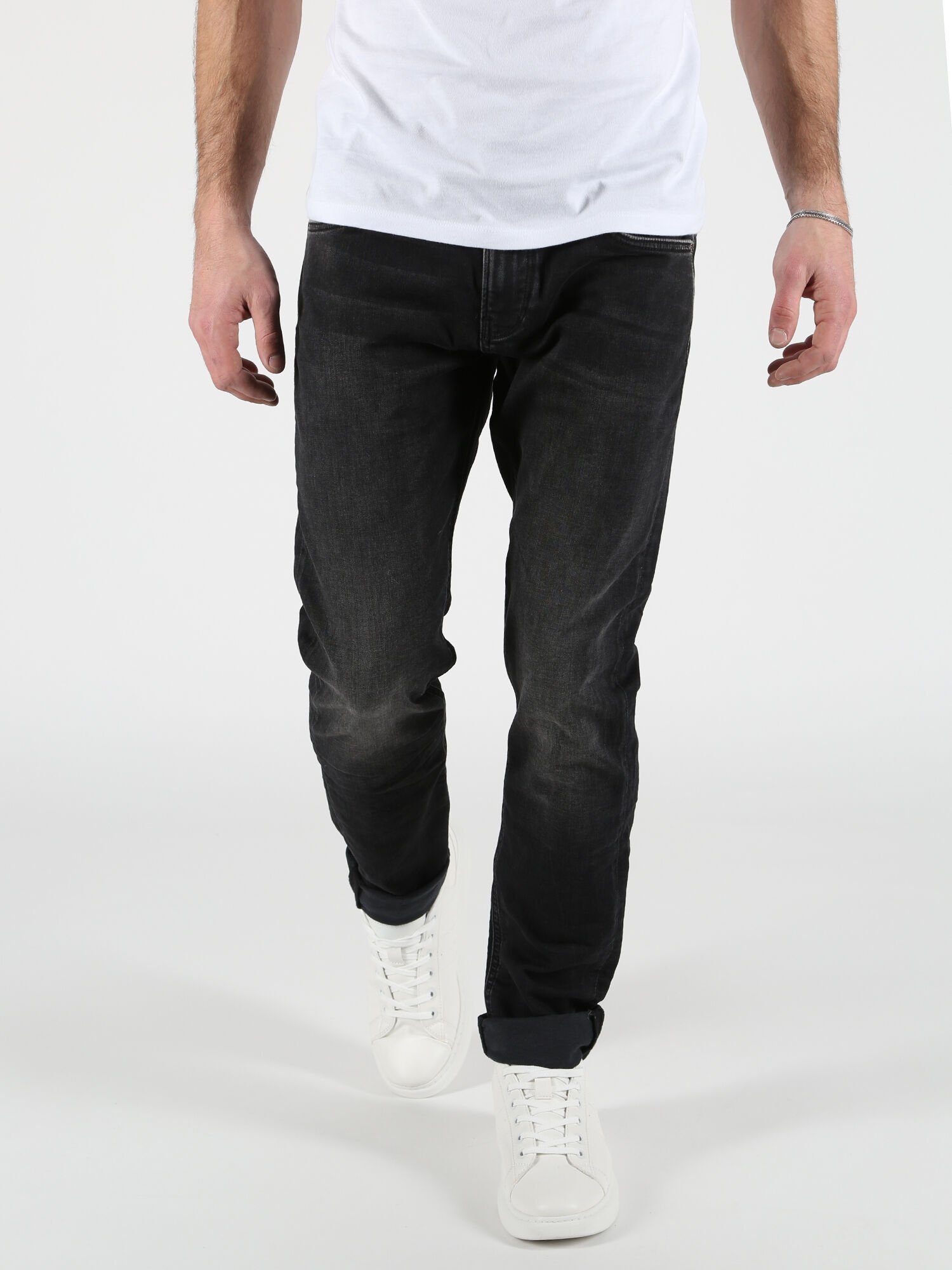 Miracle of Denim Regular-fit-Jeans 5-Pocket-Style Monsone Black Jogg