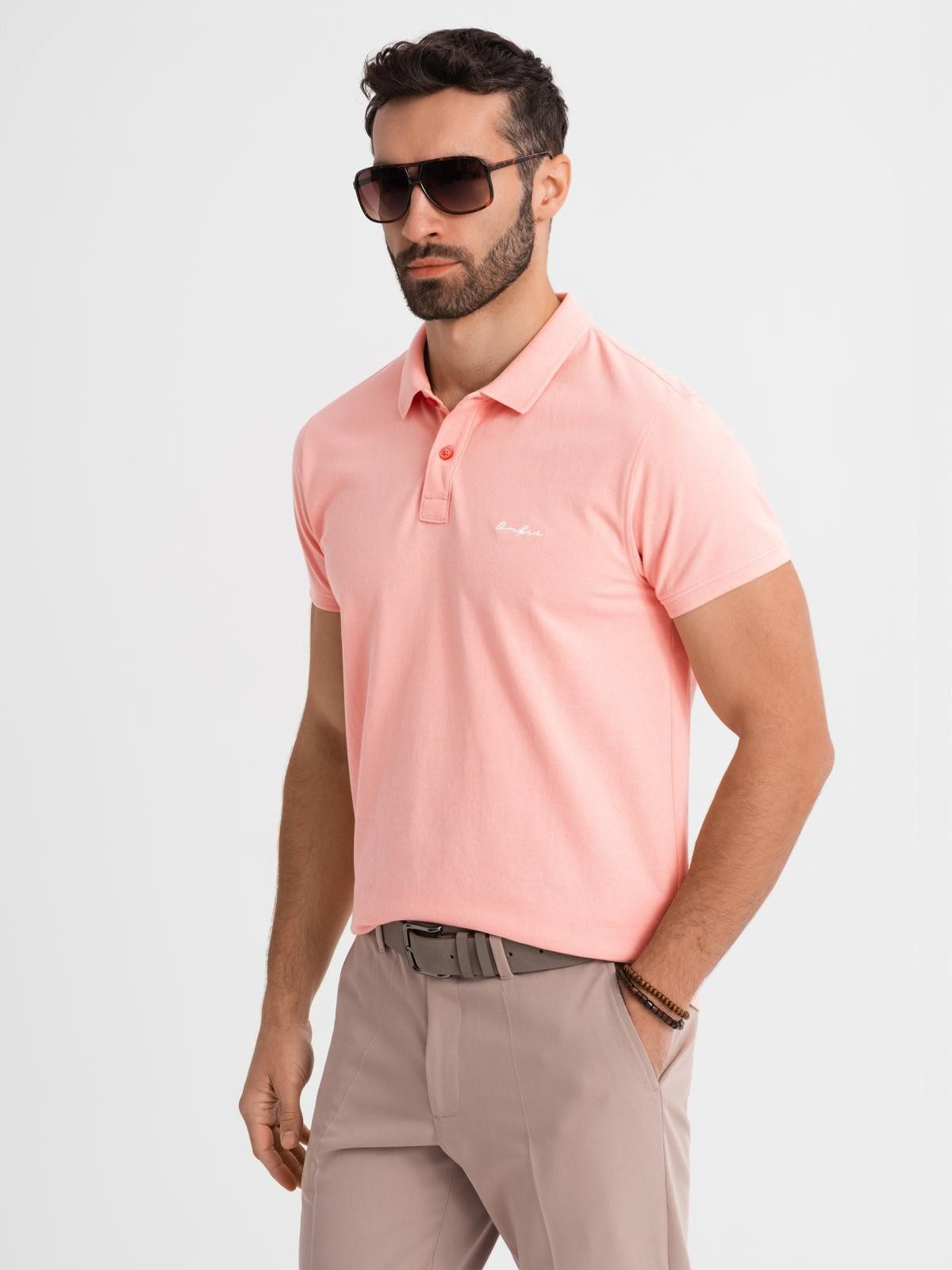 OMBRE Poloshirt Poloshirt aus Baumwoll-Piqué-Strick günstig online kaufen