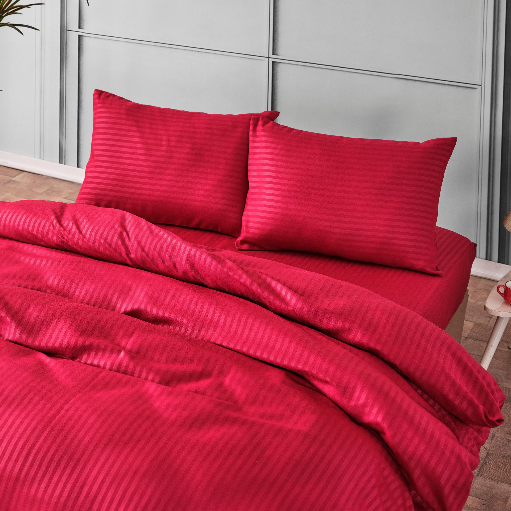 gowoll Bettüberwurf Tagesdecke mit Kissen Set (Single & Double), Mit gesteppter Struktur, pflegeleicht, kuschelig weich