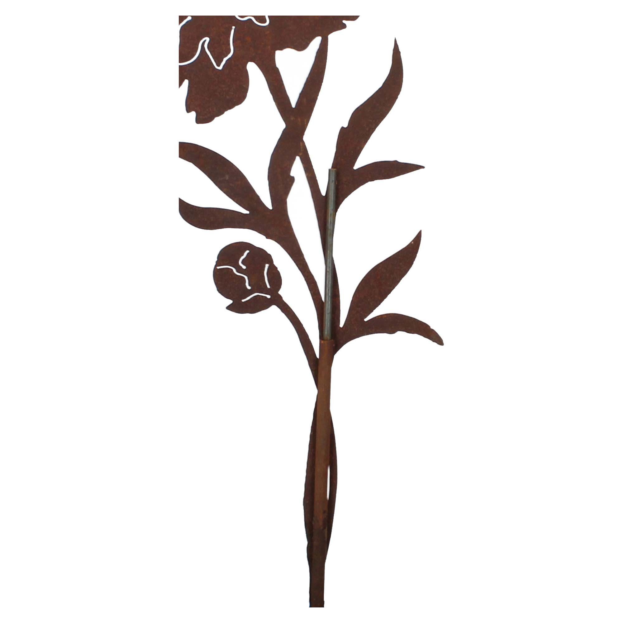 Skulptur Blume 100 cm Edelrost (1 St)