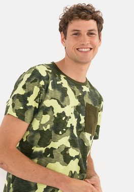 camel active T-Shirt mit Camouflage Print