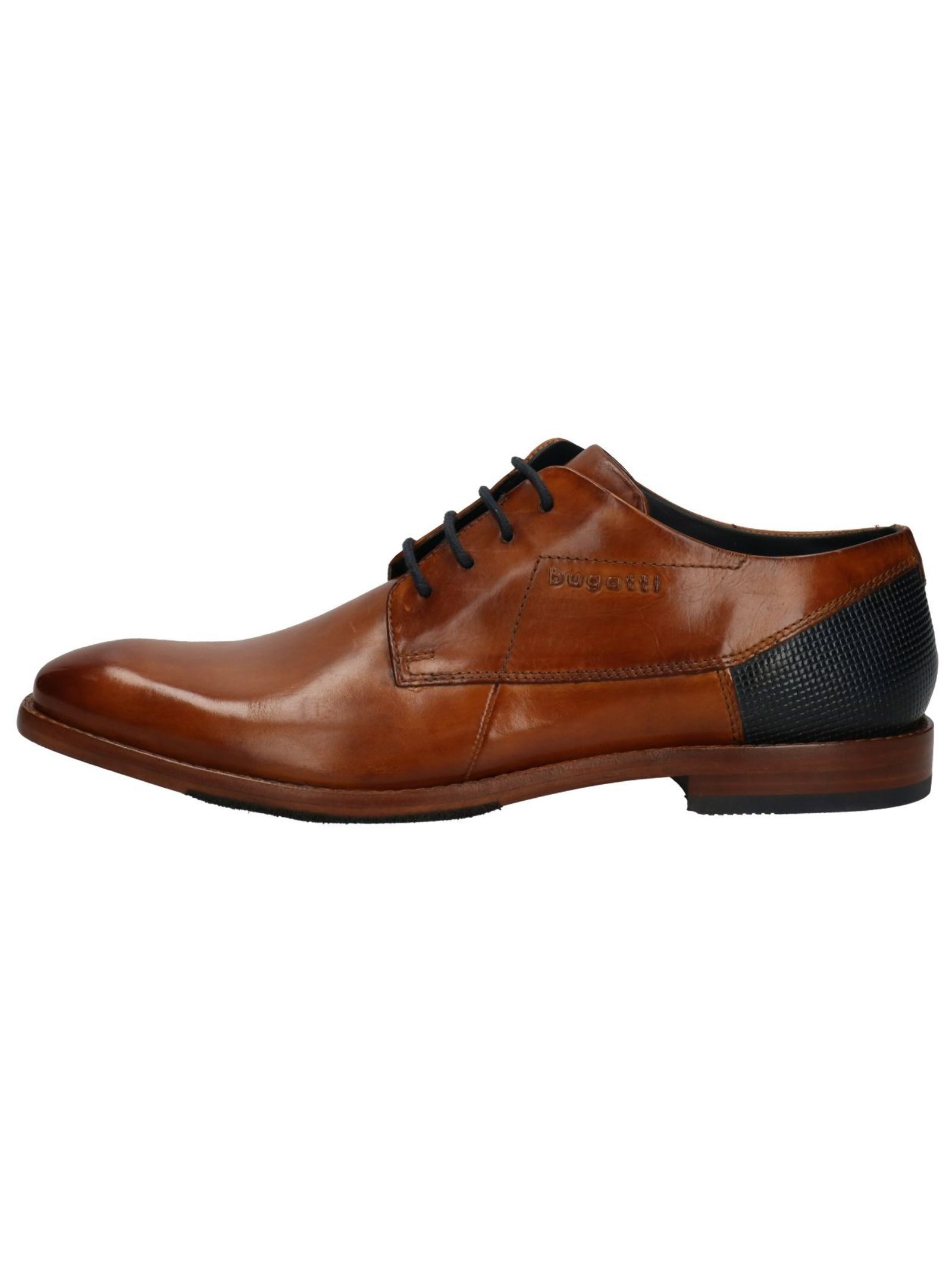 bugatti Halbschuhe Nappaleder . Schnürschuh
