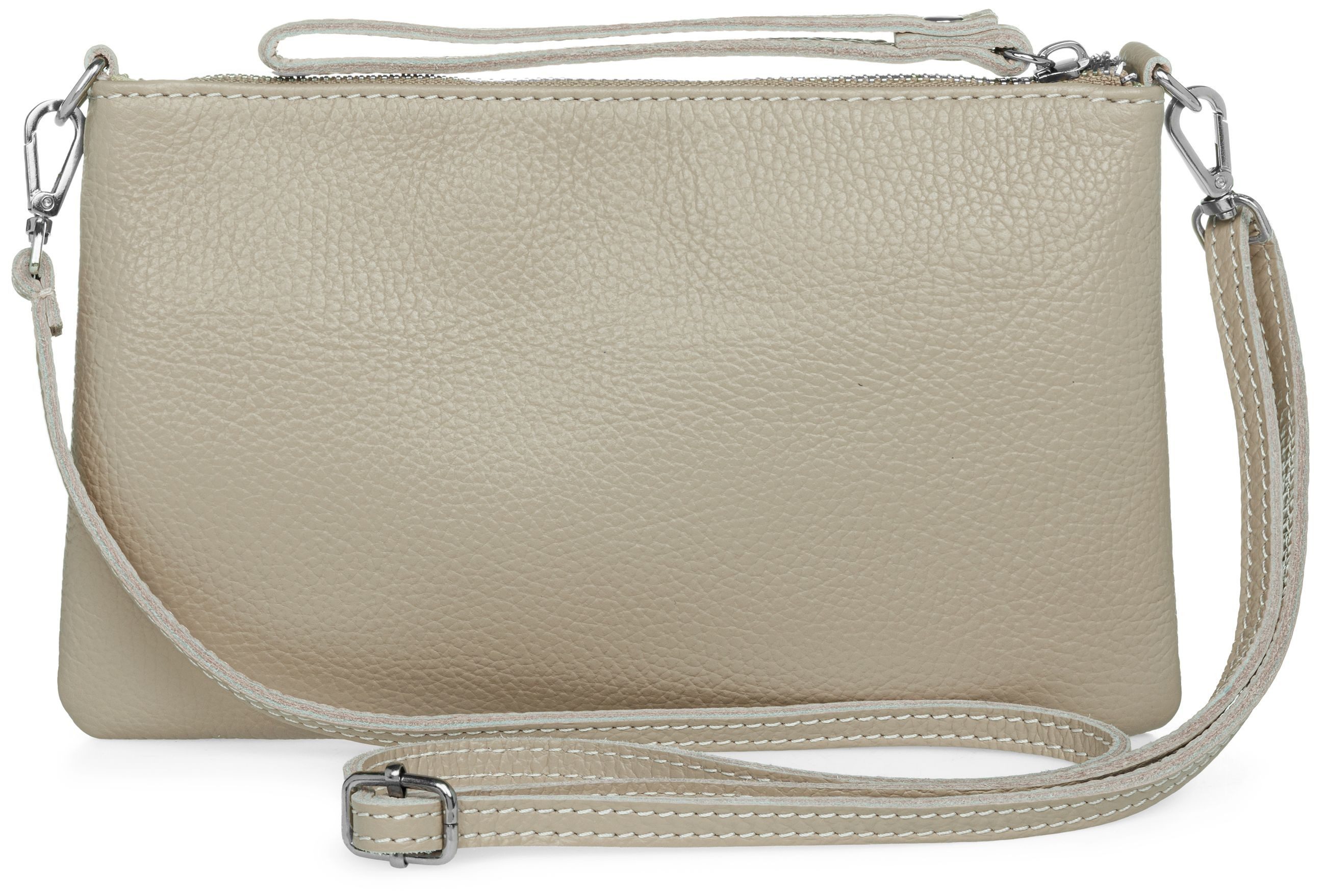 Clutch Abendtasche Kompakte Damen Leder Tasche - CLASSIC LINE - Modell No.834