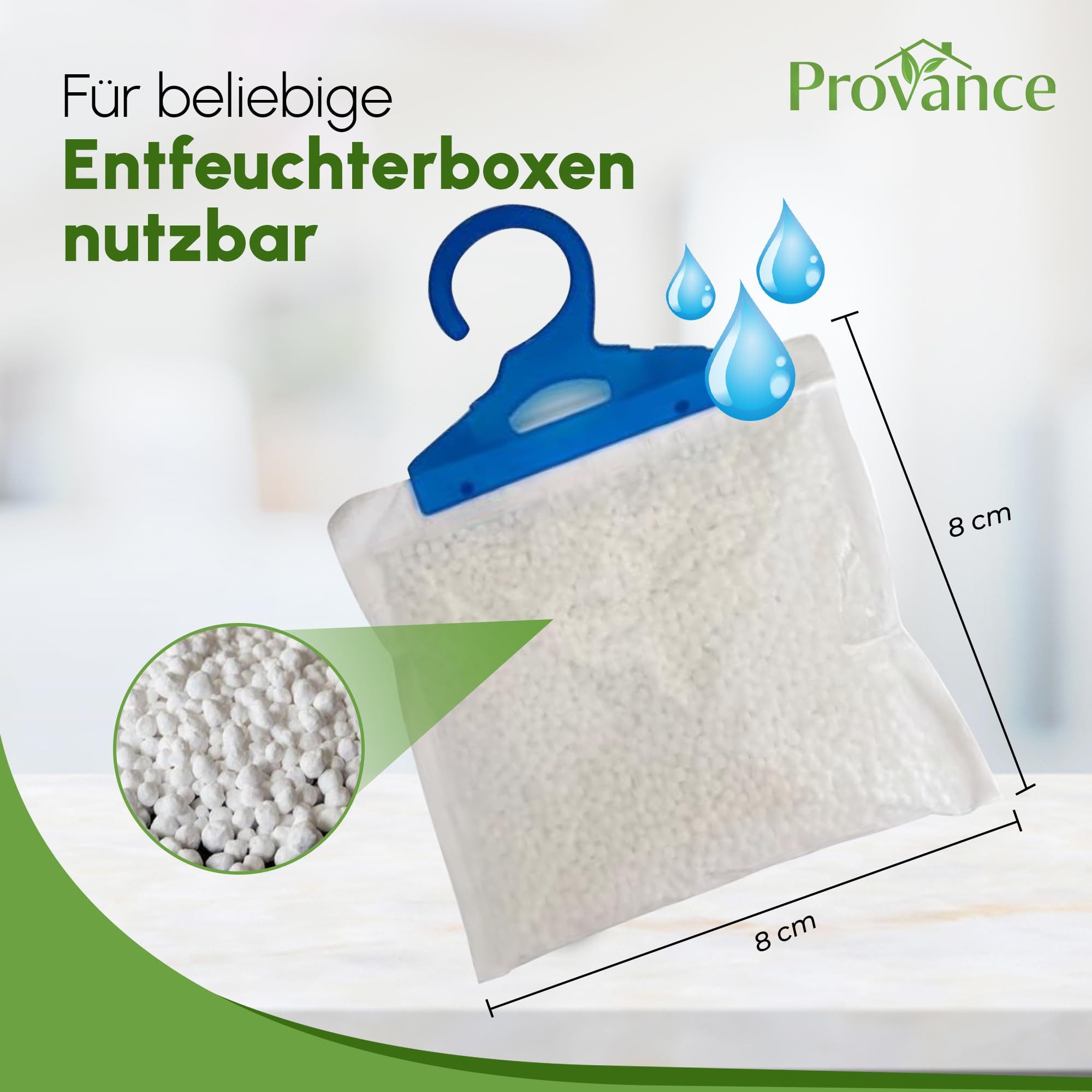 Provance Granulat-Luftentfeuchter Luftentfeuchter Beutel zum aufhängen XL 250g
