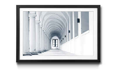 WandbilderXXL Bild mit Rahmen Columns Gallery, Wandbild, in 4 Größen erhältlich