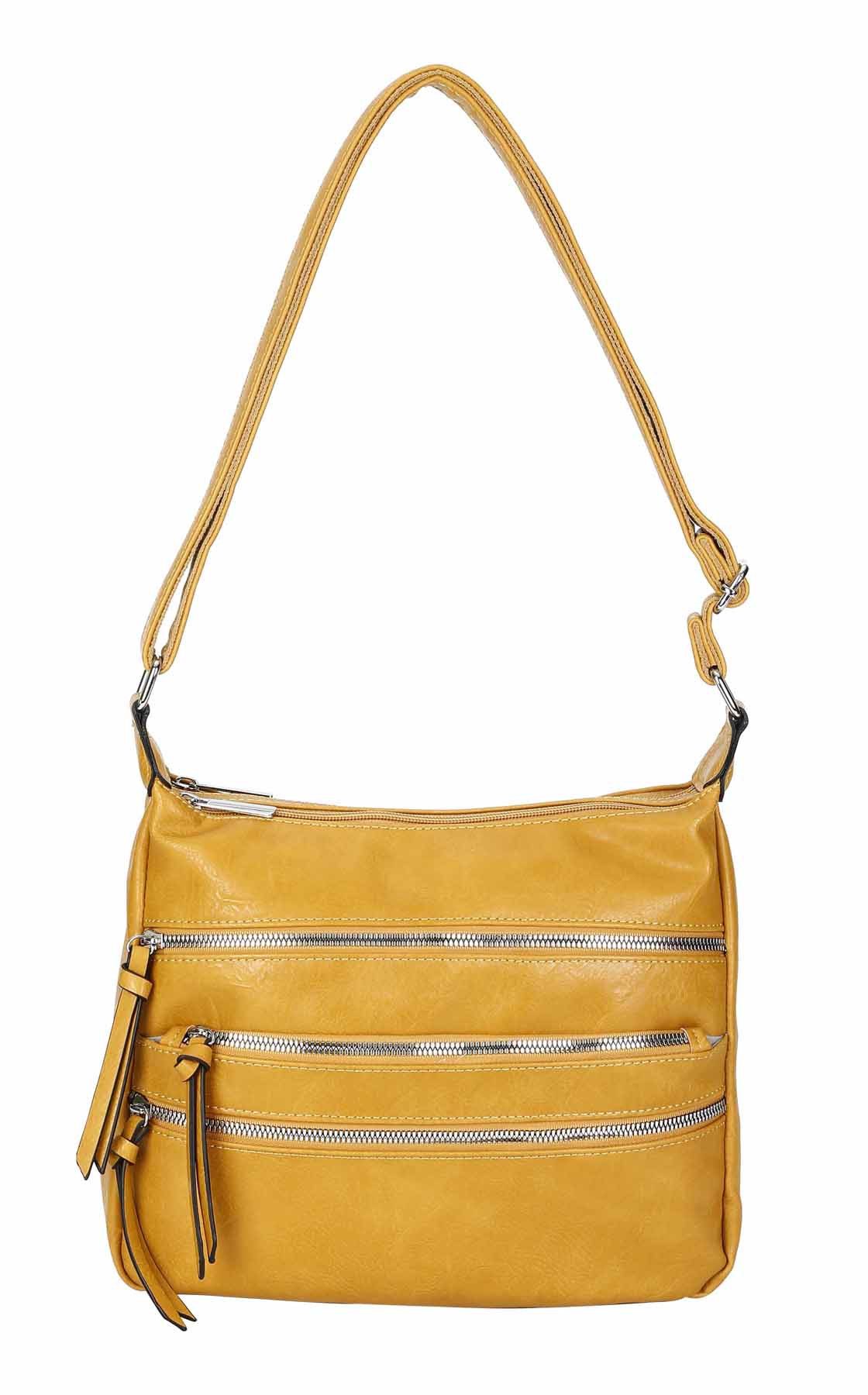 Schultertasche Damen Hand-Tasche XL Shopper Umhängetasche Cross body Over Hobo Bag