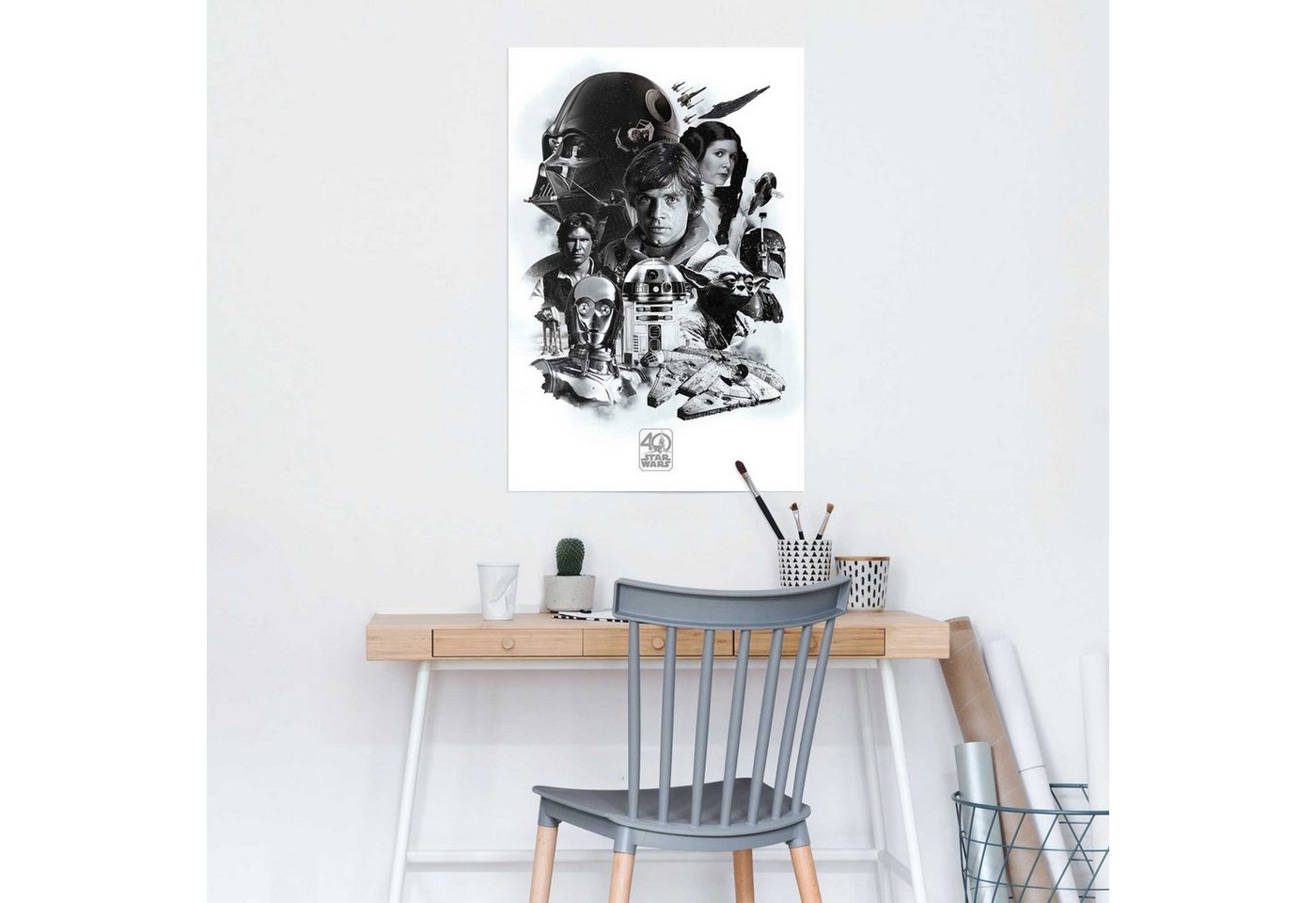 Reinders! Poster »Poster Star Wars 40 Jahre«, Science-Fiction (1 Stück)-kaufen