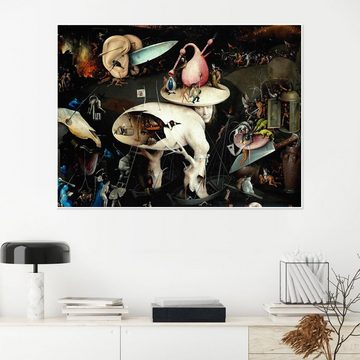 Posterlounge Poster Hieronymus Bosch, Der Garten der Lüste - Die Hölle (Detail) III, Malerei