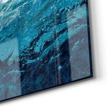 DEQORI Magnettafel 'Blick durch Wellen', Whiteboard Pinnwand beschreibbar