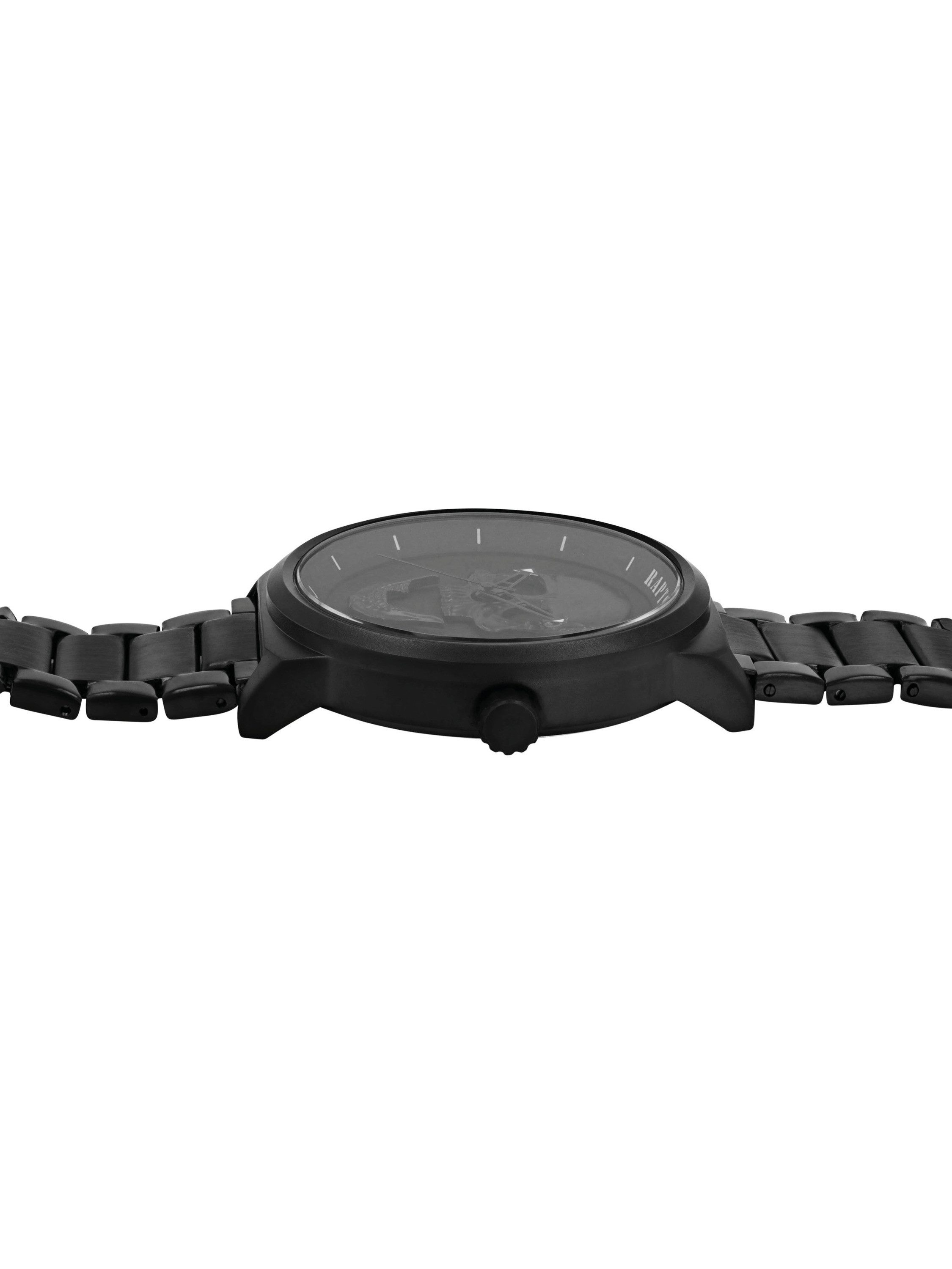 Raptor Quarzuhr Jano Raptor Herrenuhr "Jano" mit Totenkopf Edelstahlband günstig online kaufen