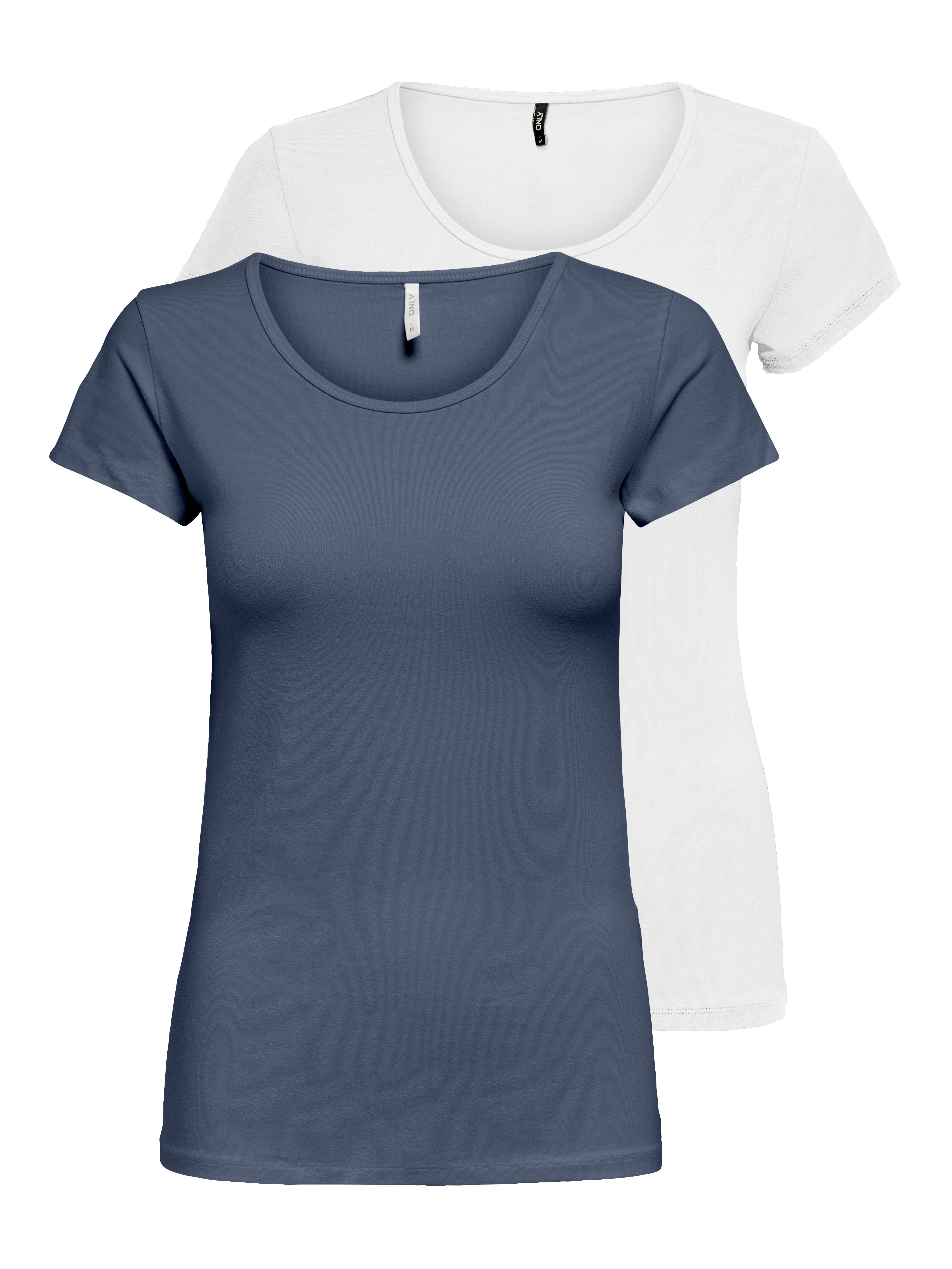 ONLY Rundhalsshirt ONLLIVELOVE LIFE S/S O-NECK günstig online kaufen