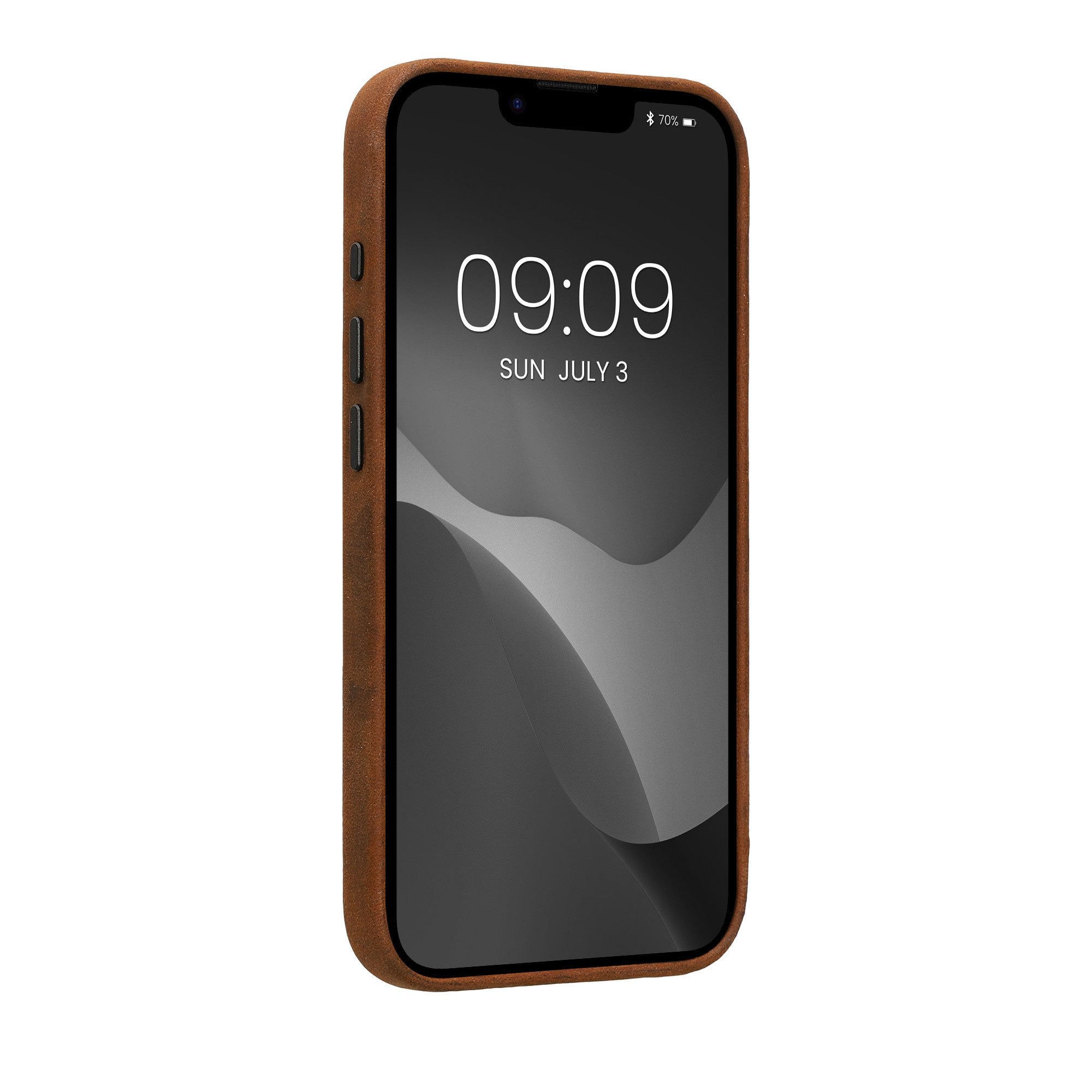 kalibri Handyhülle Hülle für Apple iPhone 17e / iPhone 16e, Leder Handy Cover Case - Hardcover Schutzhülle