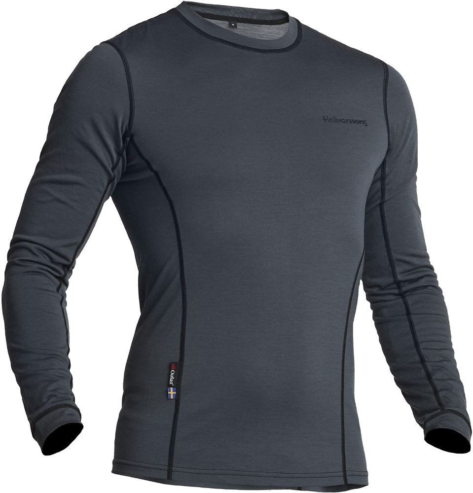 Halvarssons Funktionsunterhemd Comfort Sweater Outlast® Wool Grey