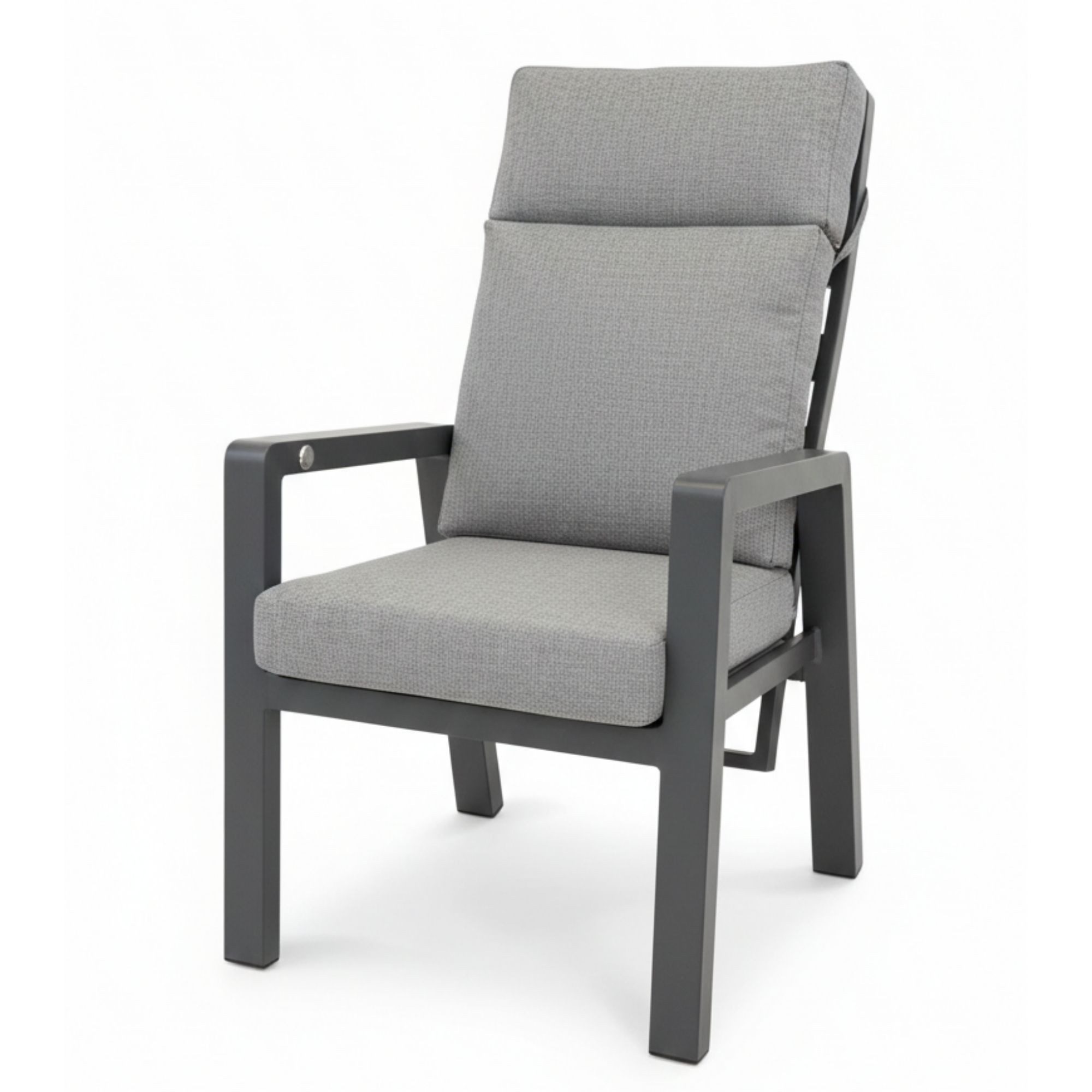 osoltus Gartenlounge-Sessel osoltus Gartensessel Alu Anthrazit wetterfest Palma II All Weather