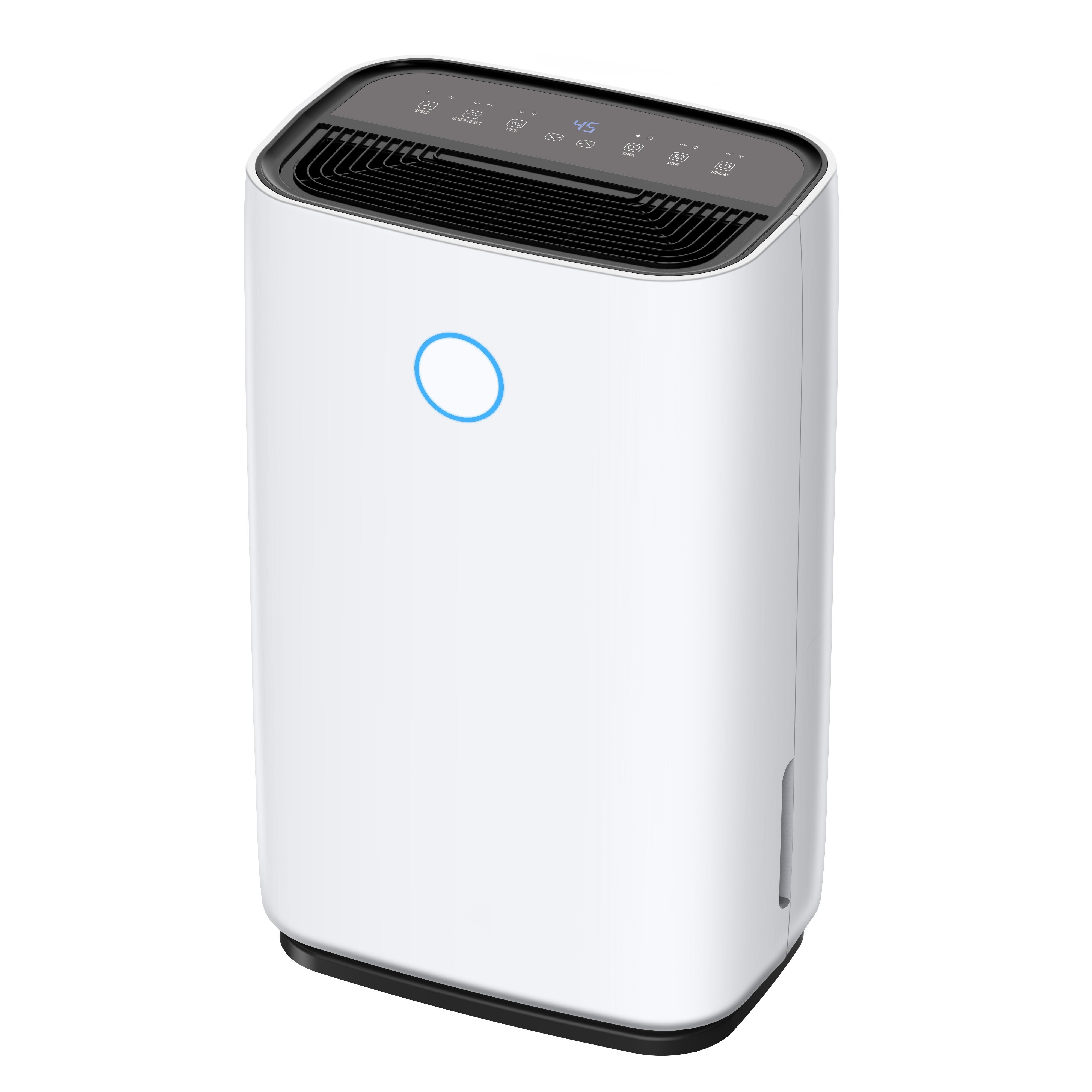 Merax Luftreiniger Luftentfeuchter elektrisch inkl. Timer, für 55 m² Räume, 3 in 1 Funktion, 20 L/Tag Entfeuchtung