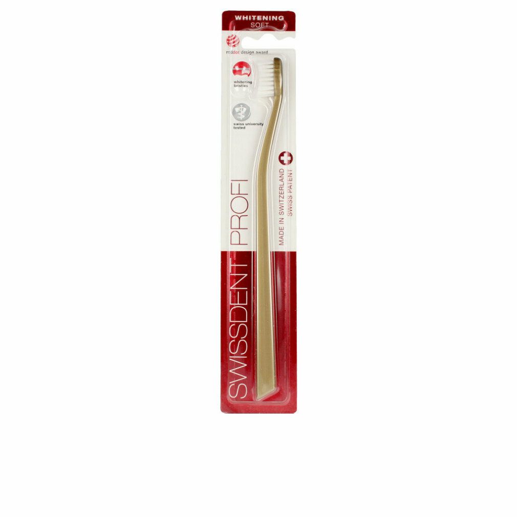 Swissdent Zahnbürste Profi Whitening Classic Zahnbürste Golden