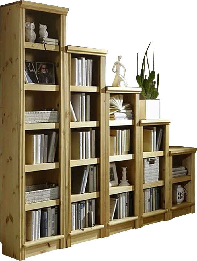 Home affaire Bibliothek Soeren Stege, 5-tlg., Aus Massiver Kiefer