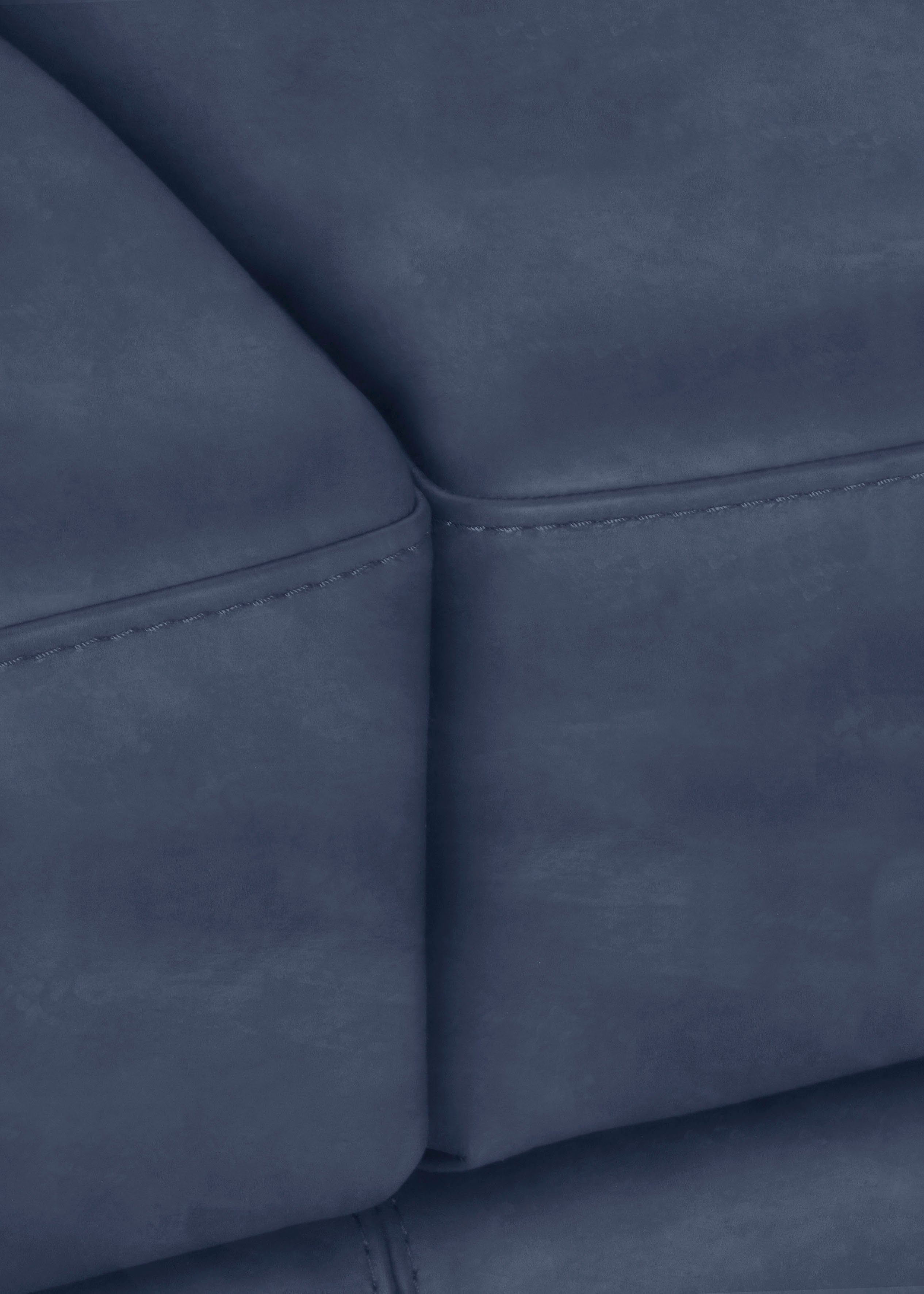 blue Garnitur aus 2-Sitzer Gaia, 2-tlg), ITALIA Luxus-Microfaser CALIA bestehend Polstergarnitur und (Set, mit 3-Sitzer,