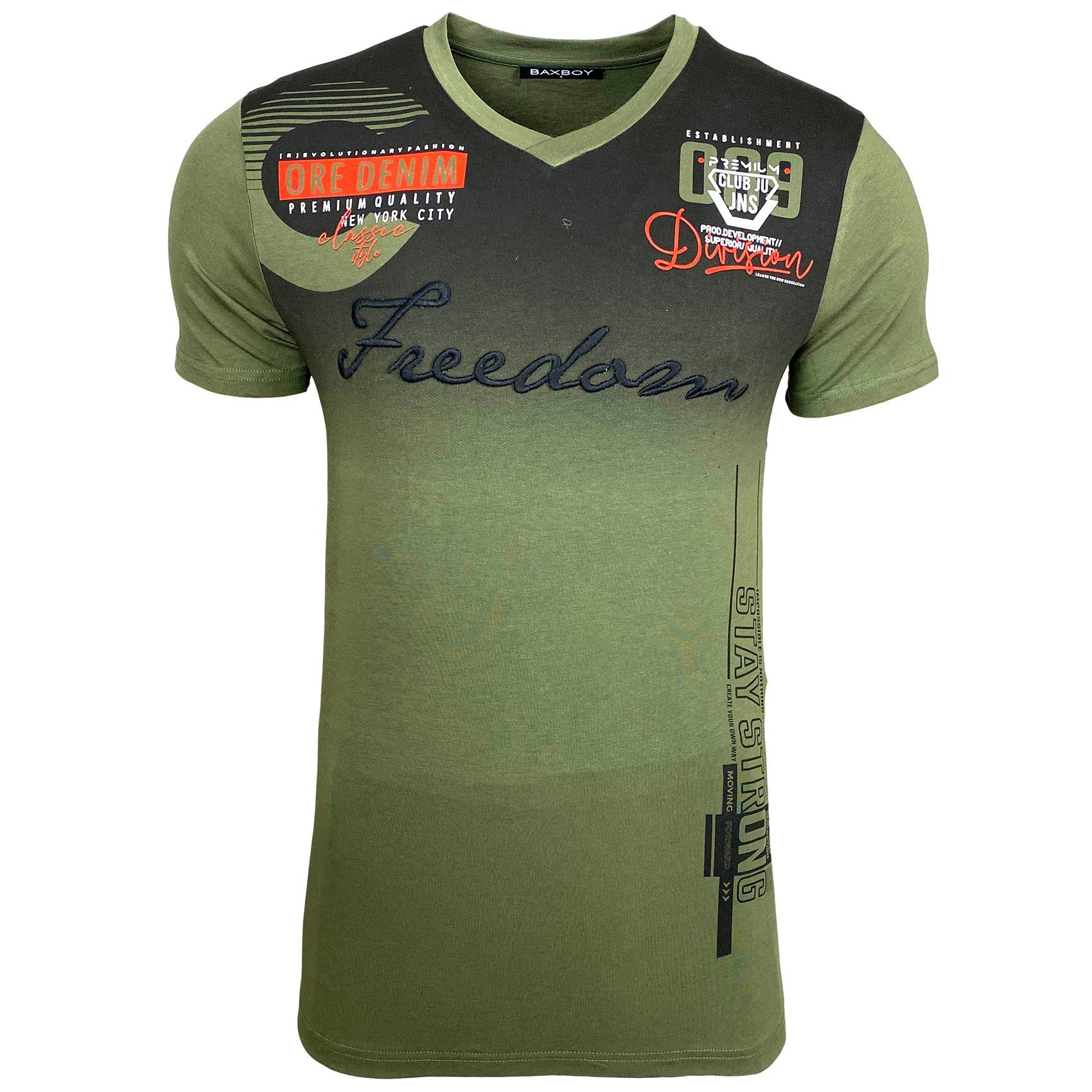 Baxboy T-Shirt T-Shirt »Freedom« mit sportiven günstig online kaufen