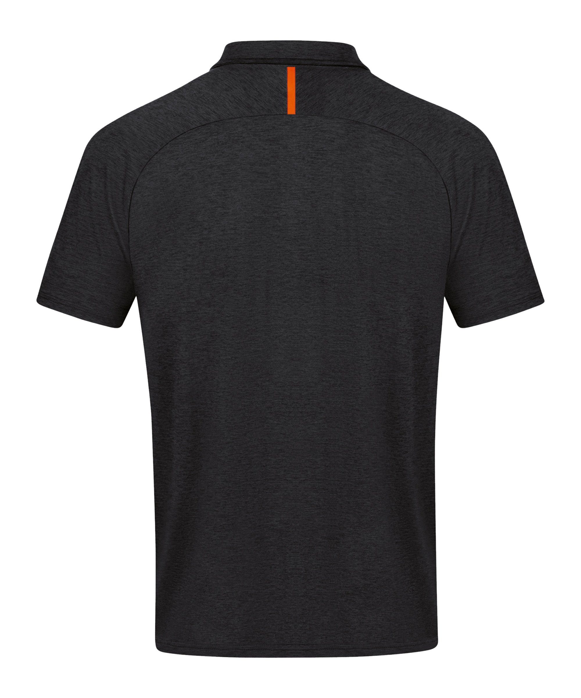 Challenge default Jako Polo T-Shirt schwarzorange