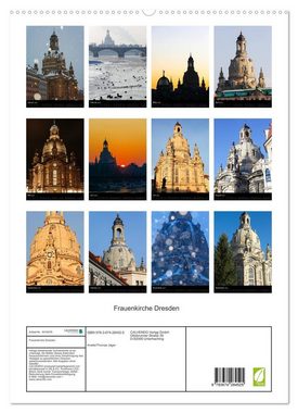 CALVENDO Wandkalender Frauenkirche Dresden (Premium, hochwertiger DIN A2 Wandkalender 2023, Kunstdruck in Hochglanz)
