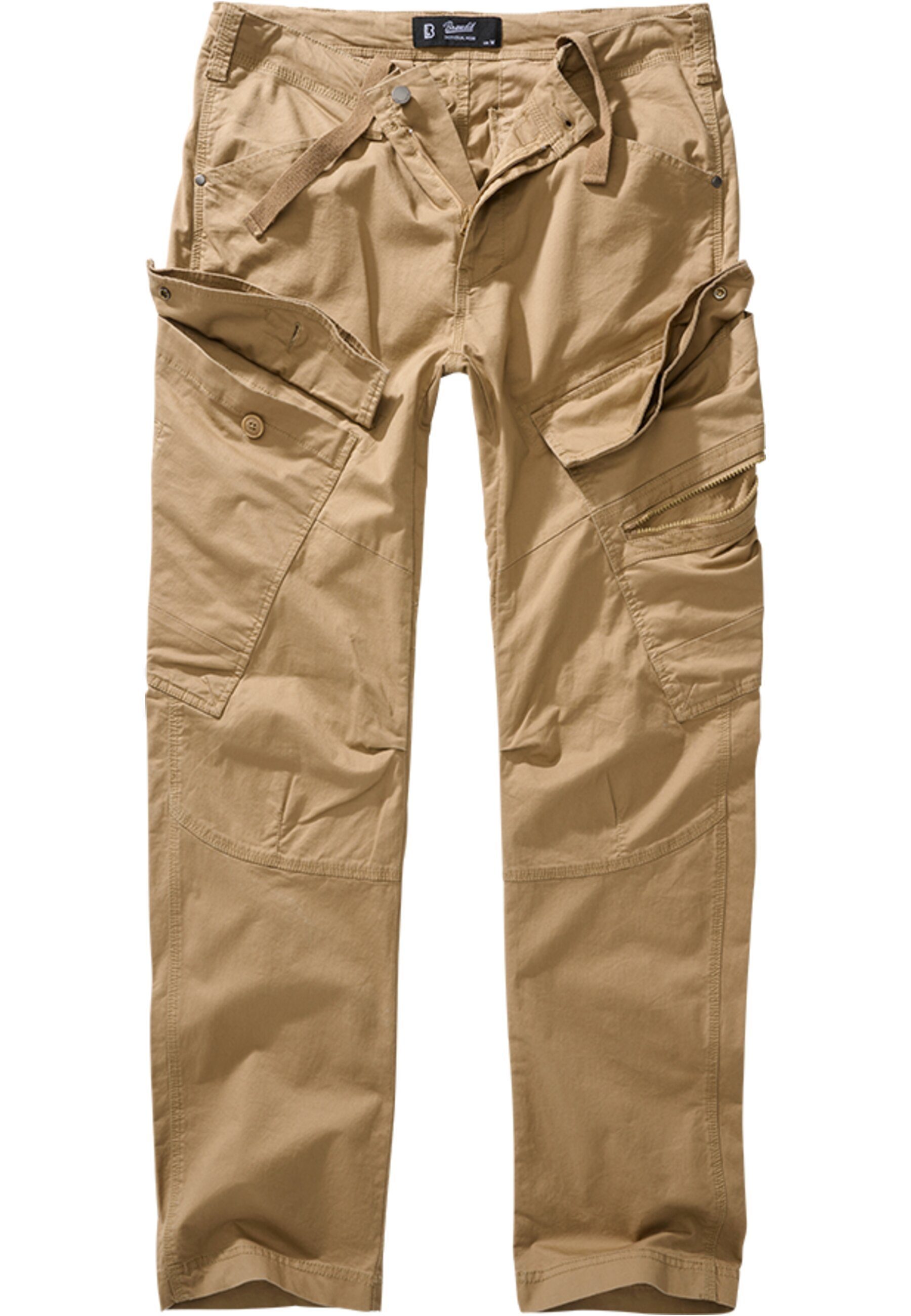 (1-tlg) Cargohose Herren Cargo Brandit Pants Fit Adven Slim camel