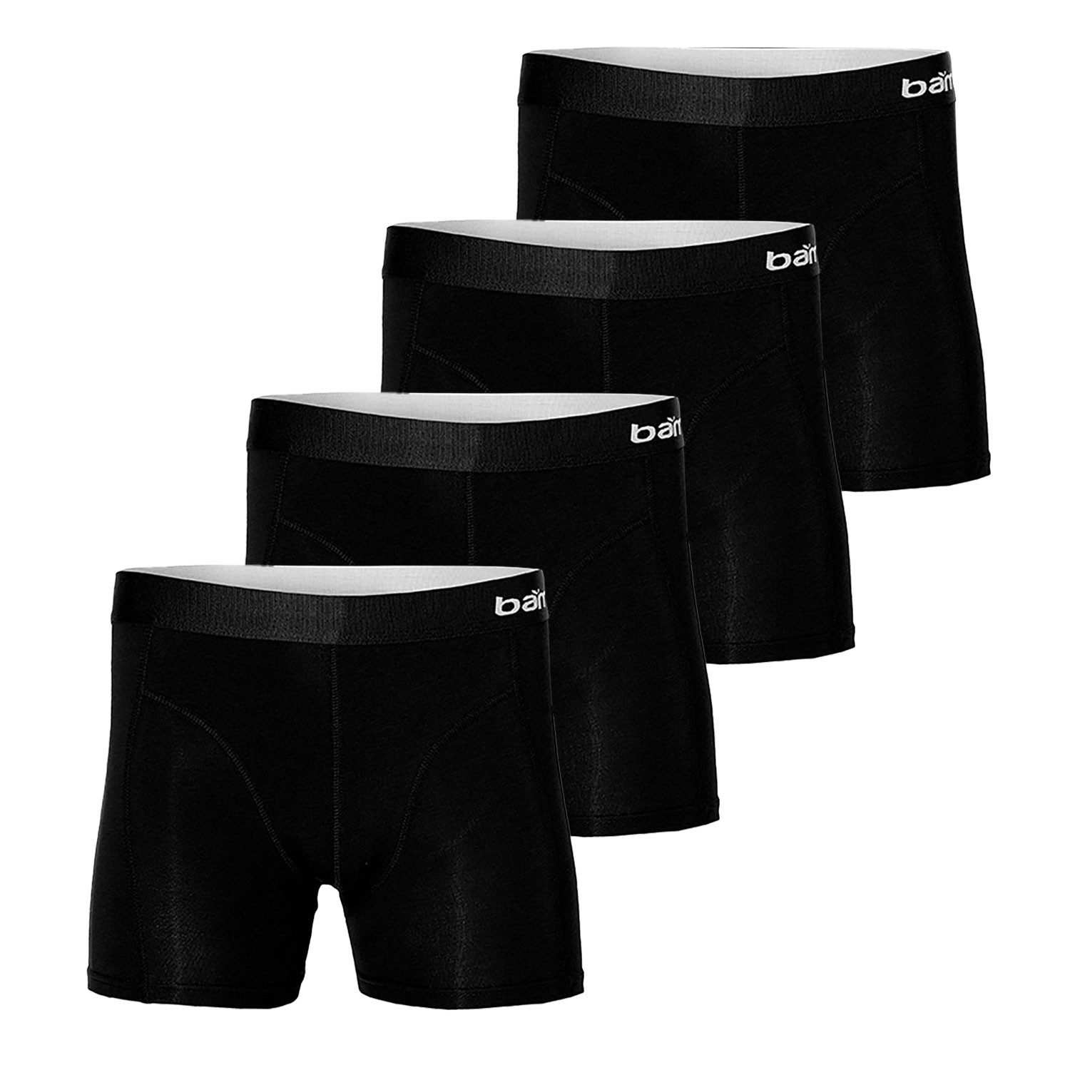 Apollo Boxershorts Bamboo (4-St., Mehrpack) Wegbummibund, ergonomischer Sch günstig online kaufen