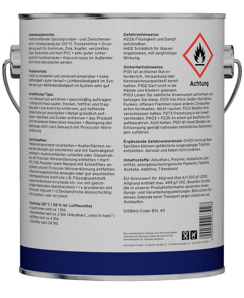 Thumbnail - plid Grundierfarbe Premium Allgrund Rostgrundierung Grundierung Set, schnelltrocknend