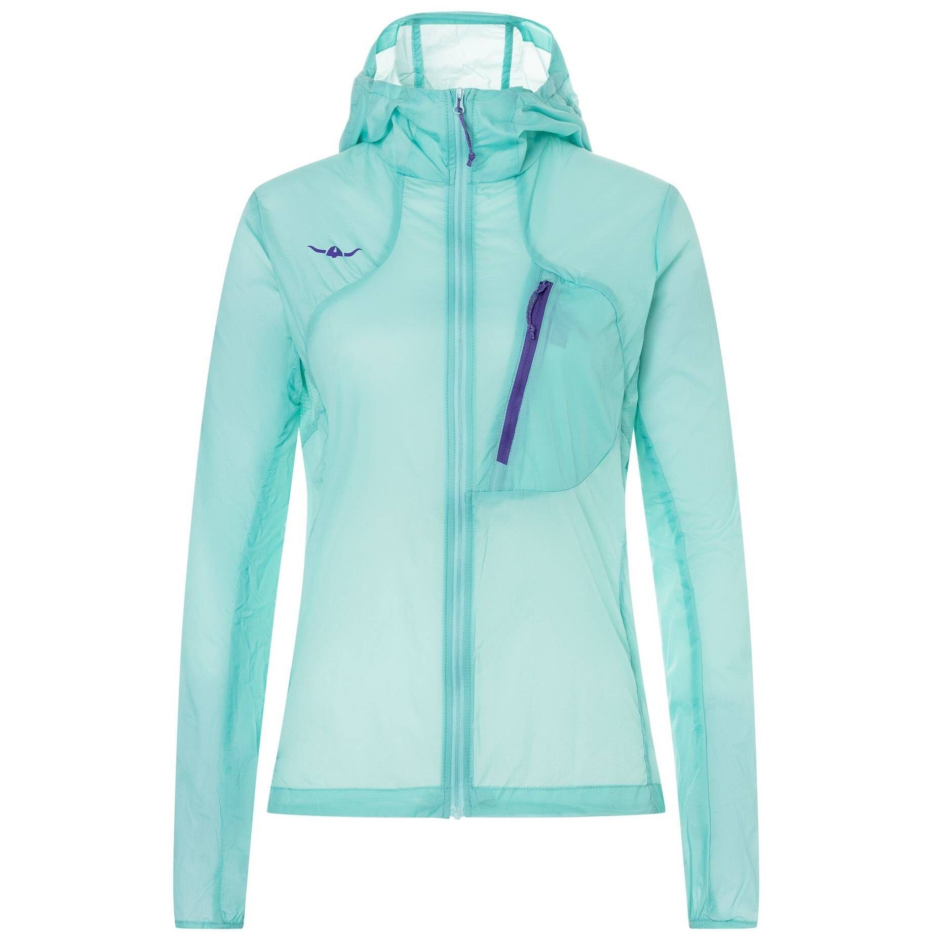 Softshelljacke (1-St) aqua Damen (297) JACKET Windbreaker LEVANTO WINDBLOCK Kaikkialla