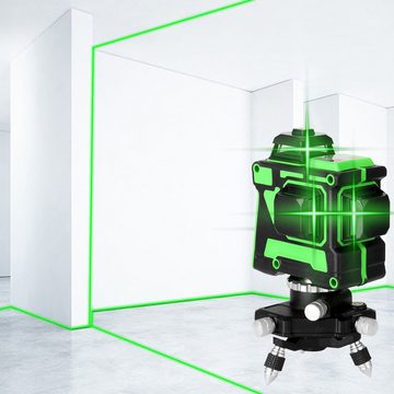 Tidyard Linienlaser 3D 12-Linien-Laser-Nivellierwerkzeug, Selbstnivellierungsfunktion