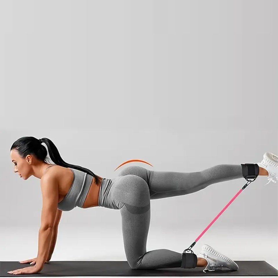 Venicce Love Trainingsbänder Widerstandsband-Set Knöchel für Po, Bein- und Gesäßtraining, 6-teilig