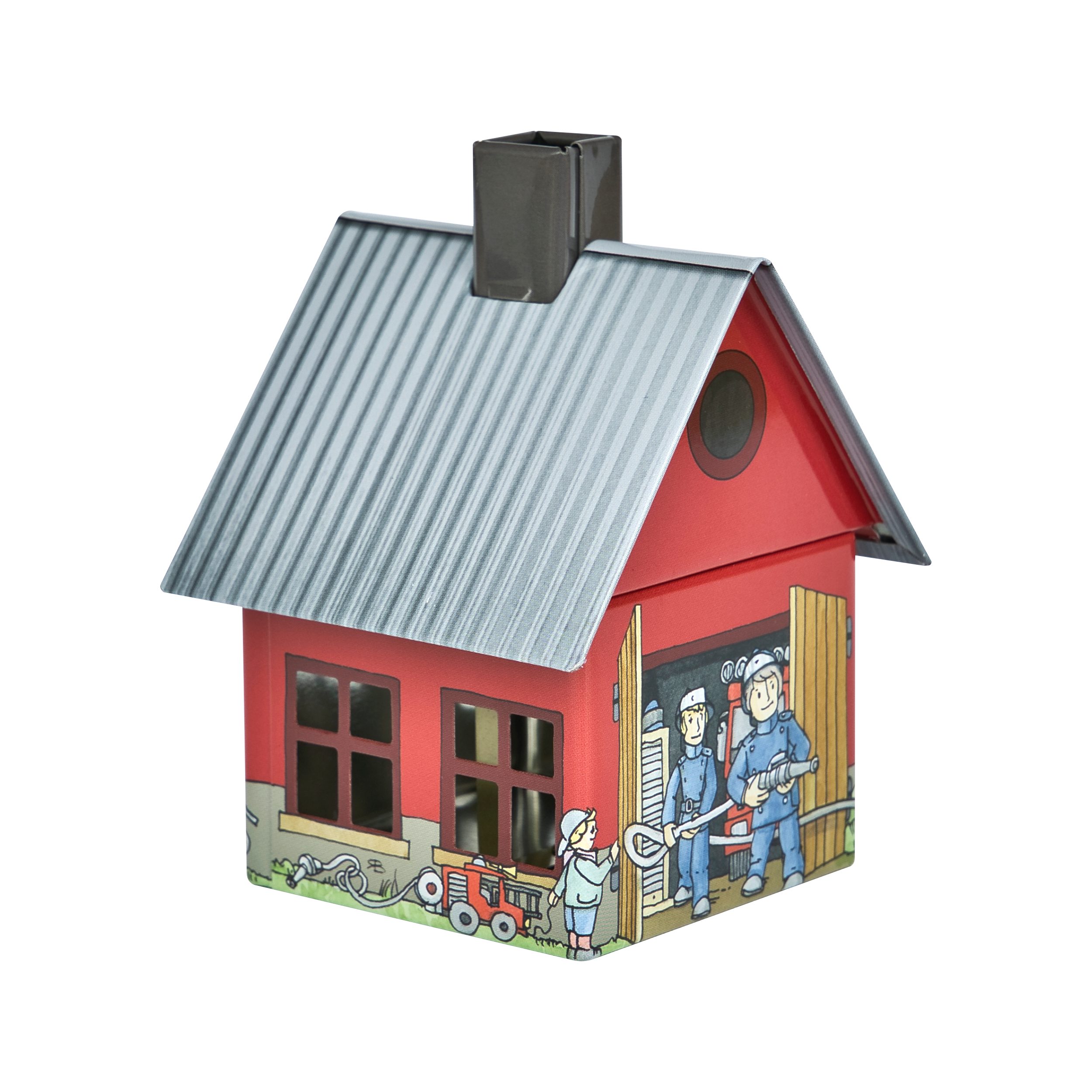 Crottendorfer Räucherhaus Crottendorfer Metall-Räucherhäuschen, verschiedene Motive, inklusive Räucherkerzenhalter