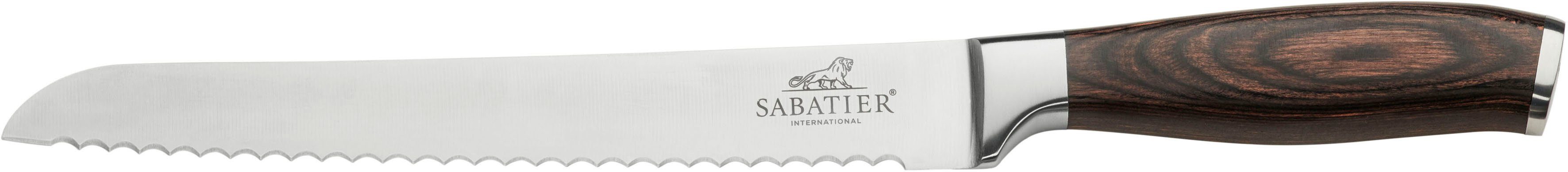 SABATIER International Brotmesser, rostfreier Klingenstahl, geschmiedete Messerklinge