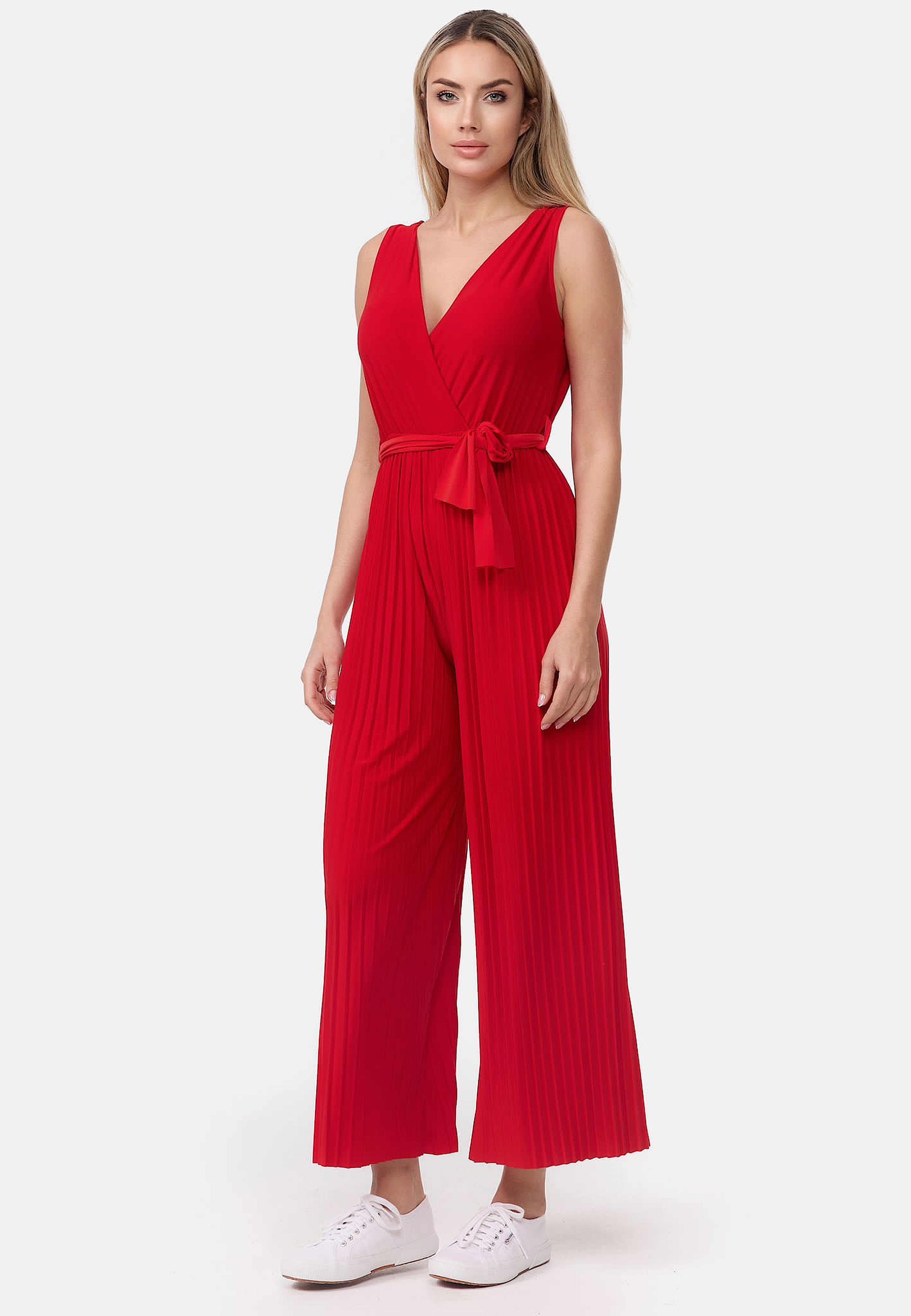 Worldclassca Jumpsuit Worldclassca Jumpsuit Pleated Комбінезони mit Gürtel Ärmellos Sommer