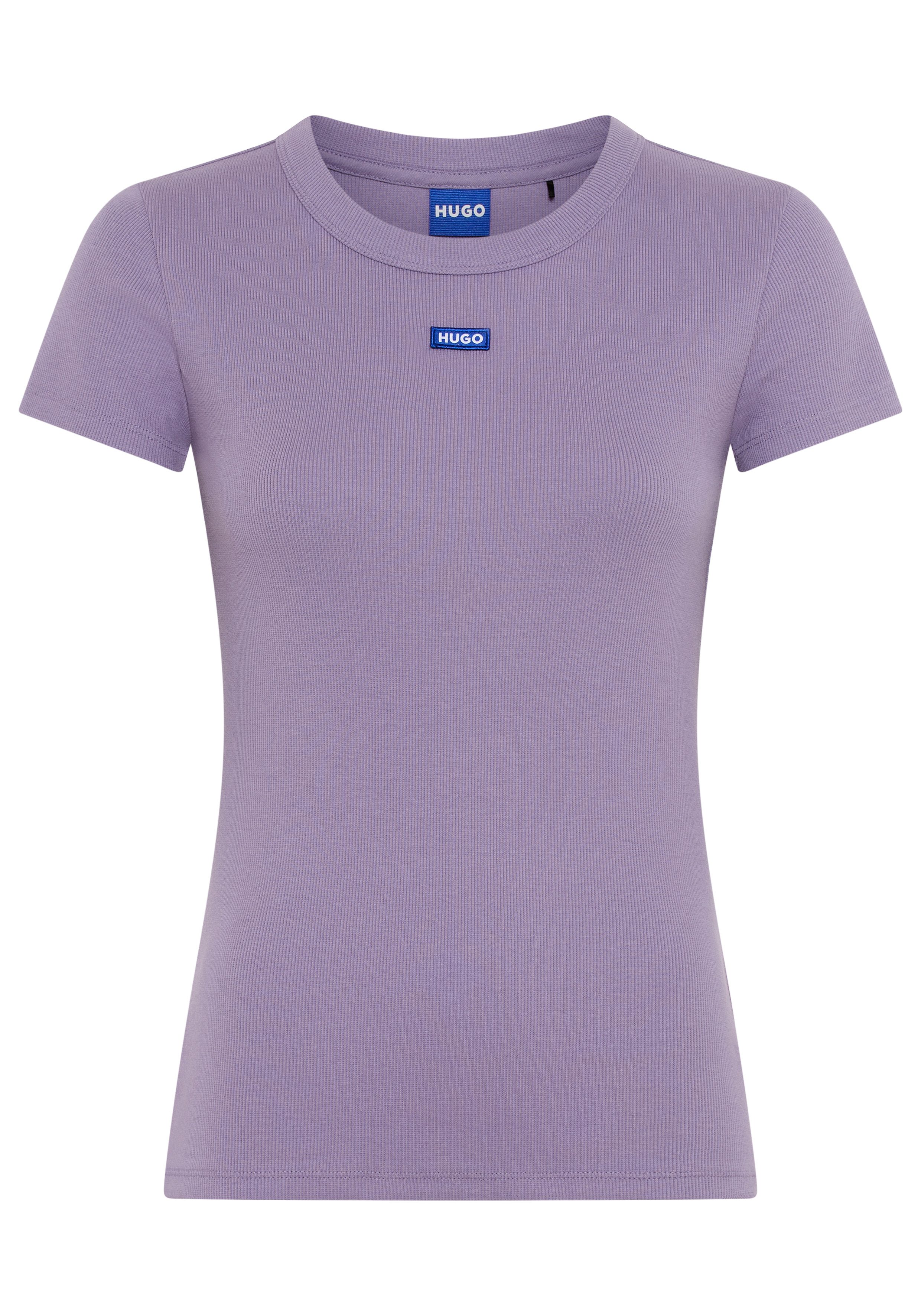 HUGO Blue T-Shirt Easy Tee mit HUGO Aufnäher