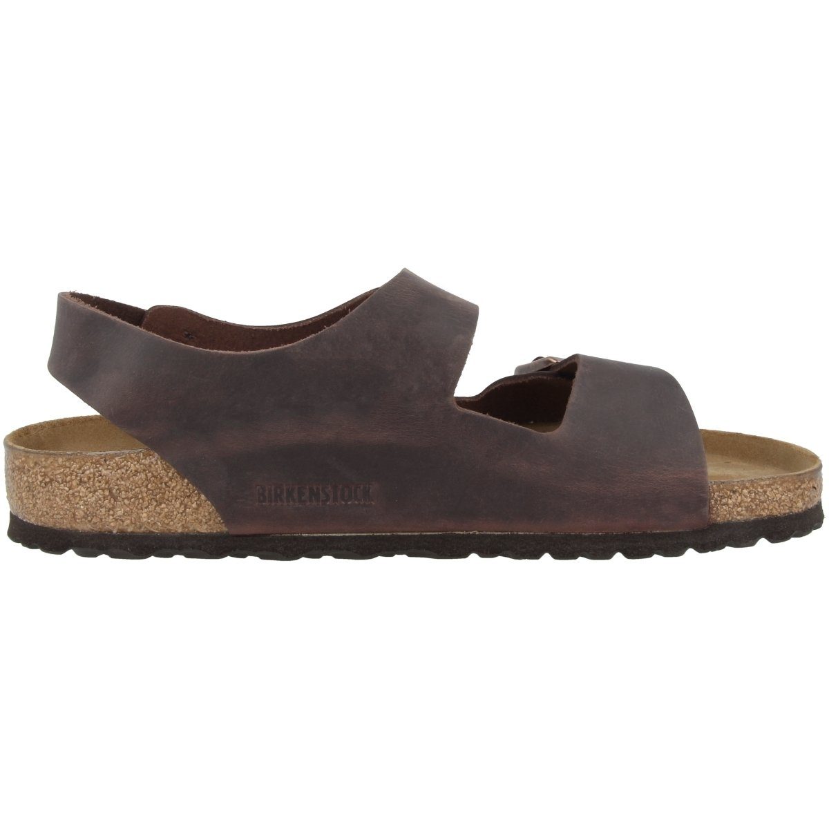 Birkenstock Milano Geöltes Nubukleder Normal Unisex Erwachsene Sandale Sandaletten, Sommerschuhe, Badeschuhe, Riemchen, Schlappen