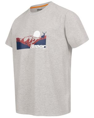 Blaser T-Shirt T-Shirt Allgäu Mountain Print