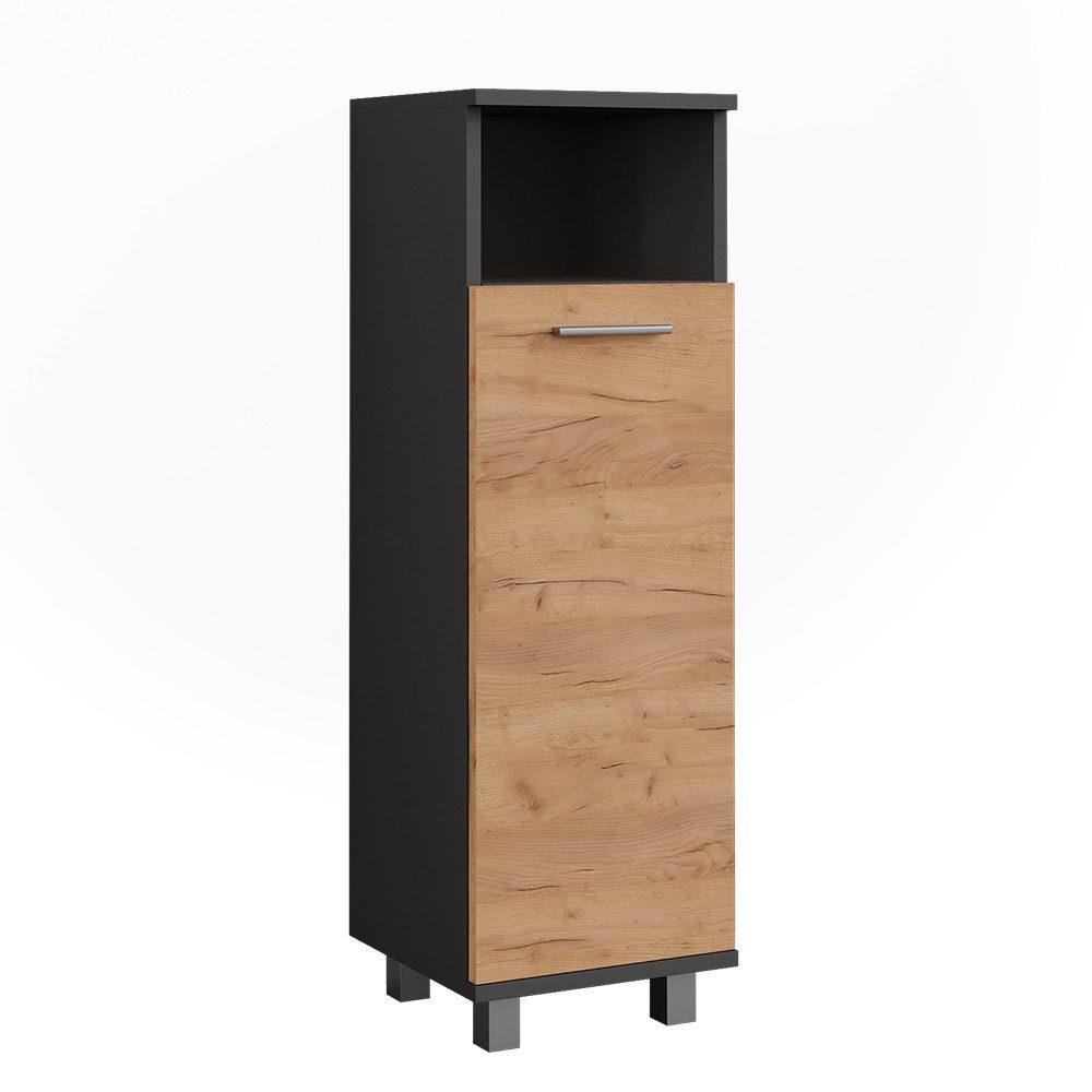 Vicco Midischrank Ilias, Anthrazit/Goldkraft Eiche, 30.2 günstig online kaufen