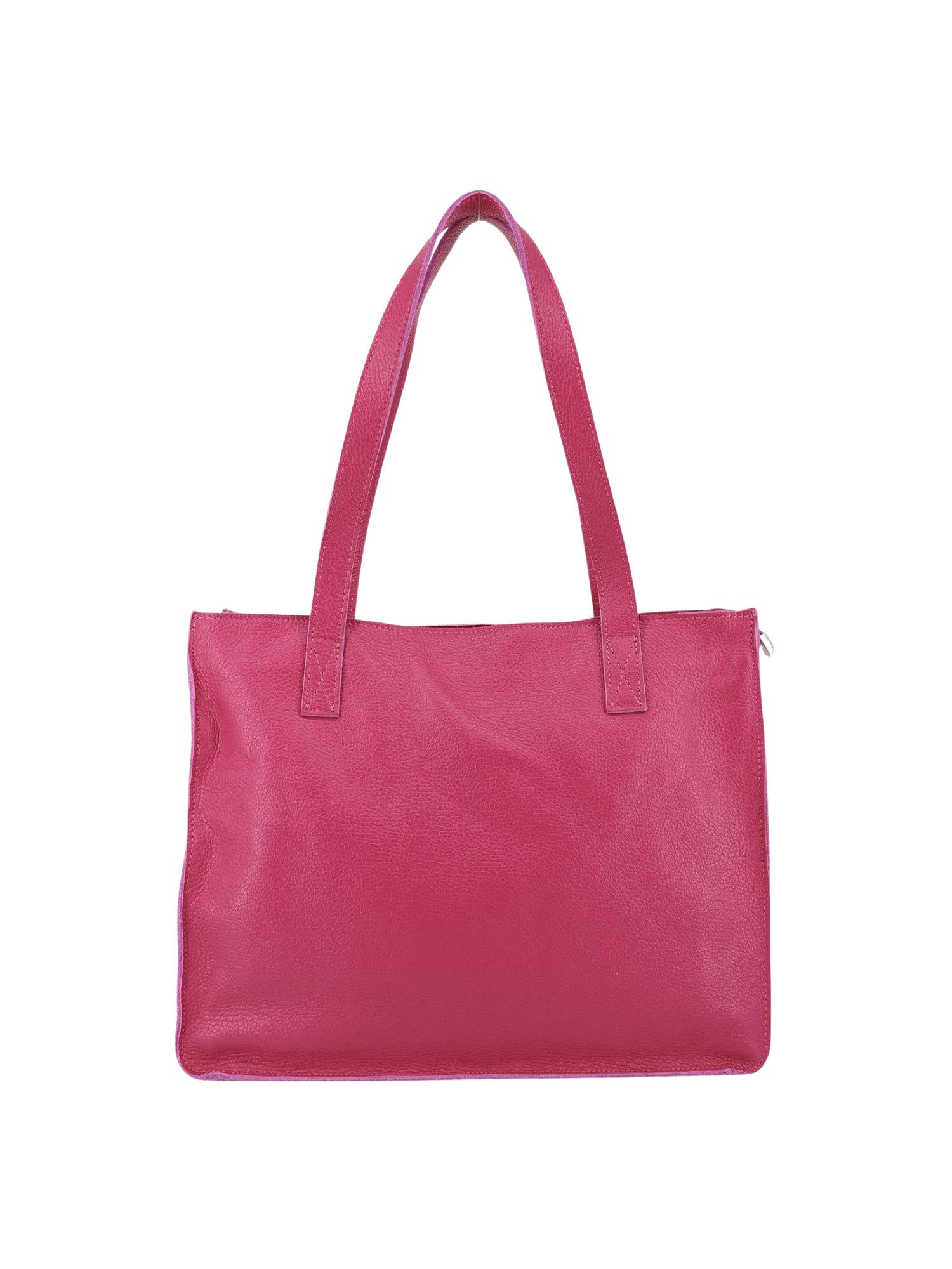 BRISE TASCHE Shopper Eleganter Leder Shopper mit Reißverschluss, 100% Echtleder, großes Hauptfach, Reißverschluss, leichte Struktur