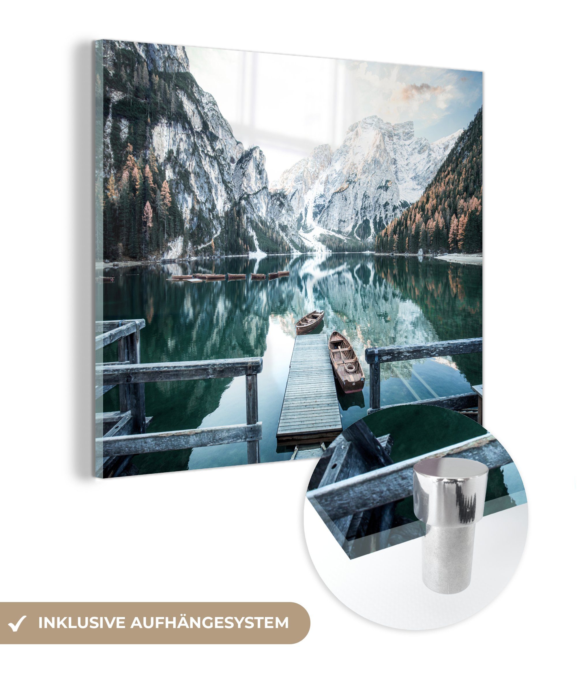 MuchoWow Acrylglasbild Natur - Berge - günstig online kaufen