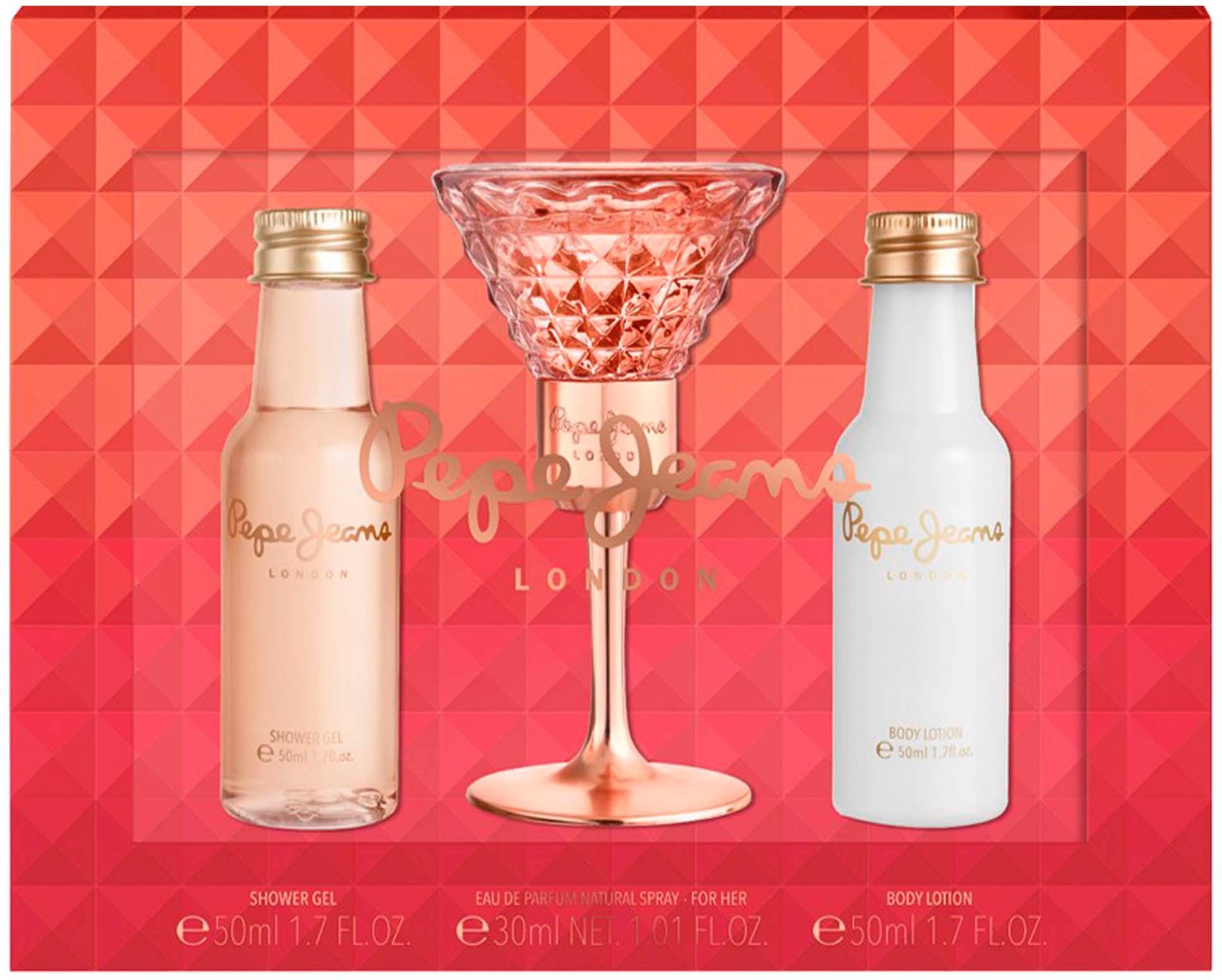 Duft-Set PJ for HER Gift Set EDP 30ml + Body Lotion 50ml + Shower Gel 50ml