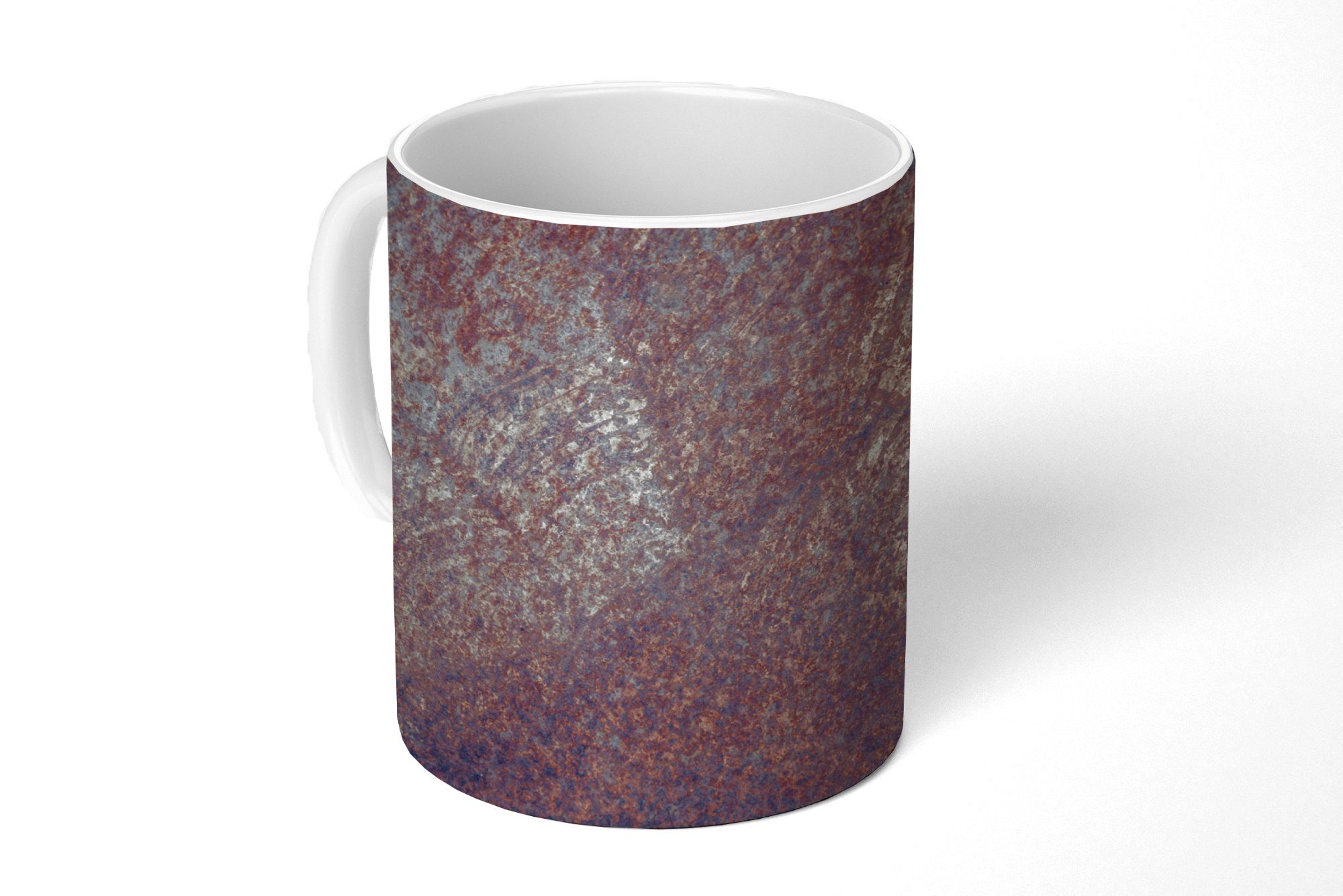 MuchoWow Tasse Rost - Metall - Platten, Keramik, Kaffeetassen, Teetasse, Becher, Teetasse, Geschenk