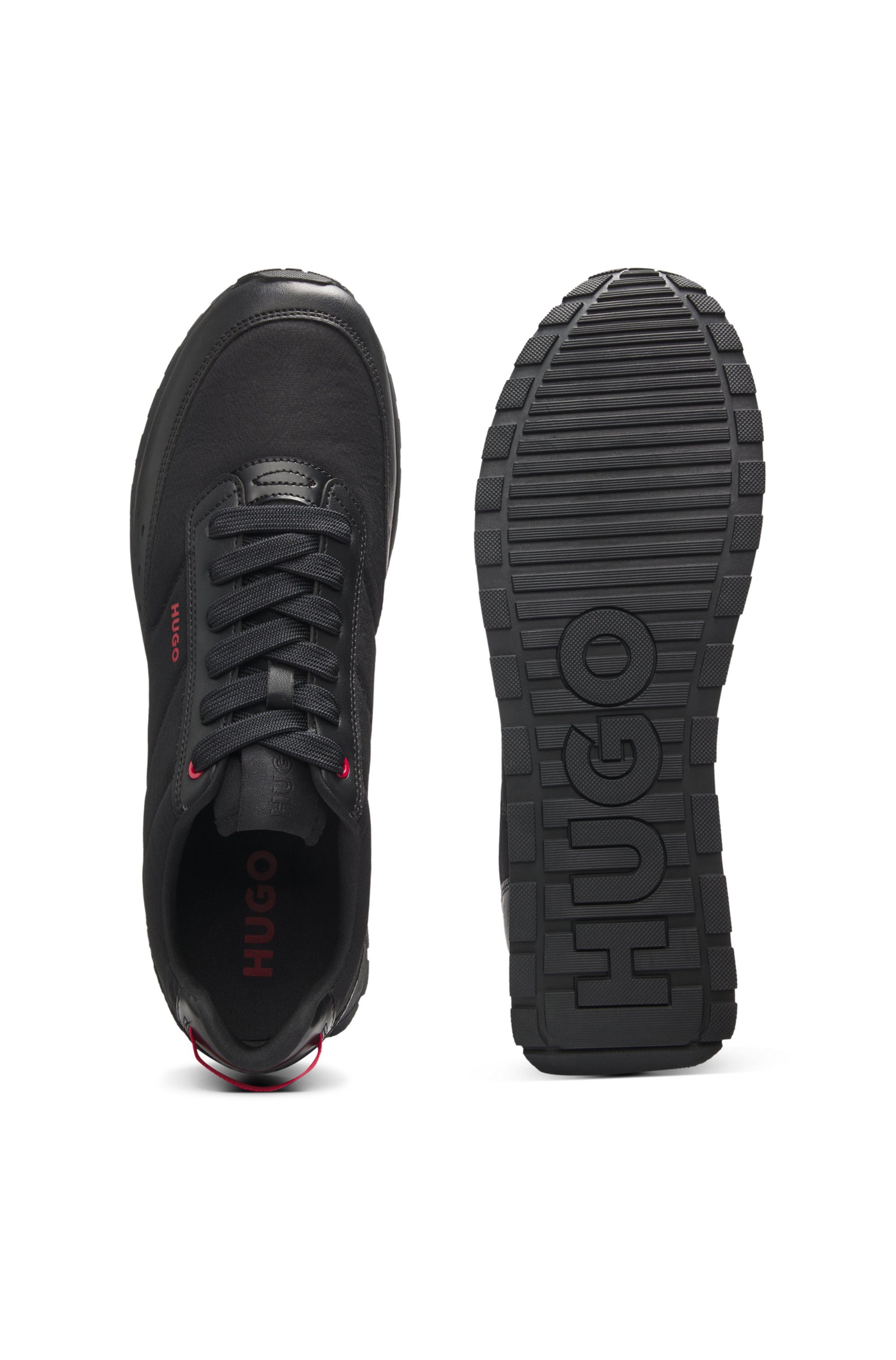 HUGO Sneaker Freizeitschuh, Halbschuh, Schnürschuh mit Profilsohle günstig online kaufen