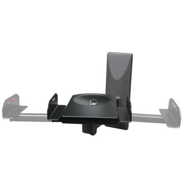 Drall Instruments BH5BK Lautsprecher-Wandhalterung, (2-tlg., Universal Lautsprecher Halterung schwenkbar neigbar drehbar bis 12 kg)