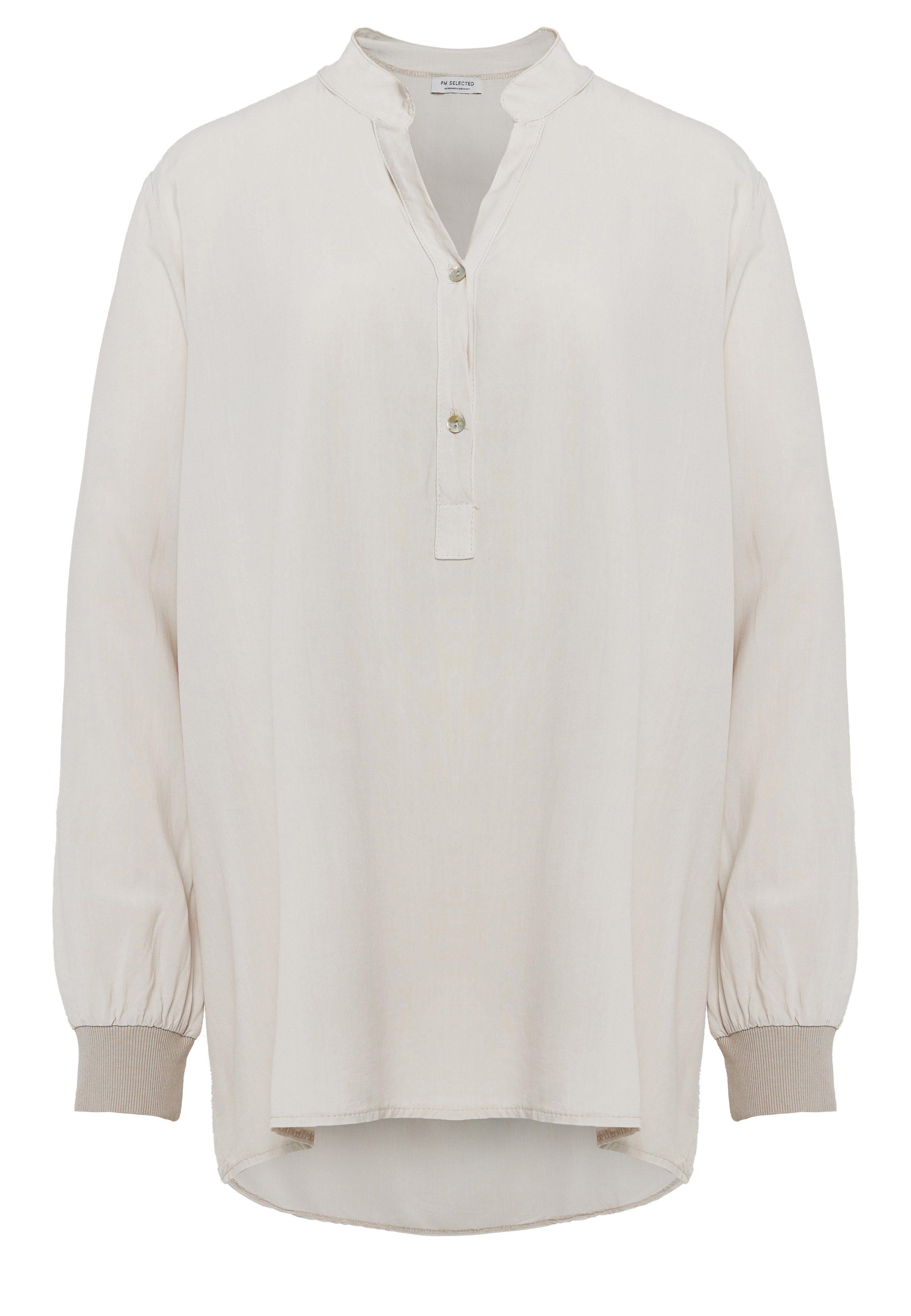Rayshyne Longbluse PM-20 (Romantische Hemdbluse Oversized Cut Tunika in Einheitsgröße)