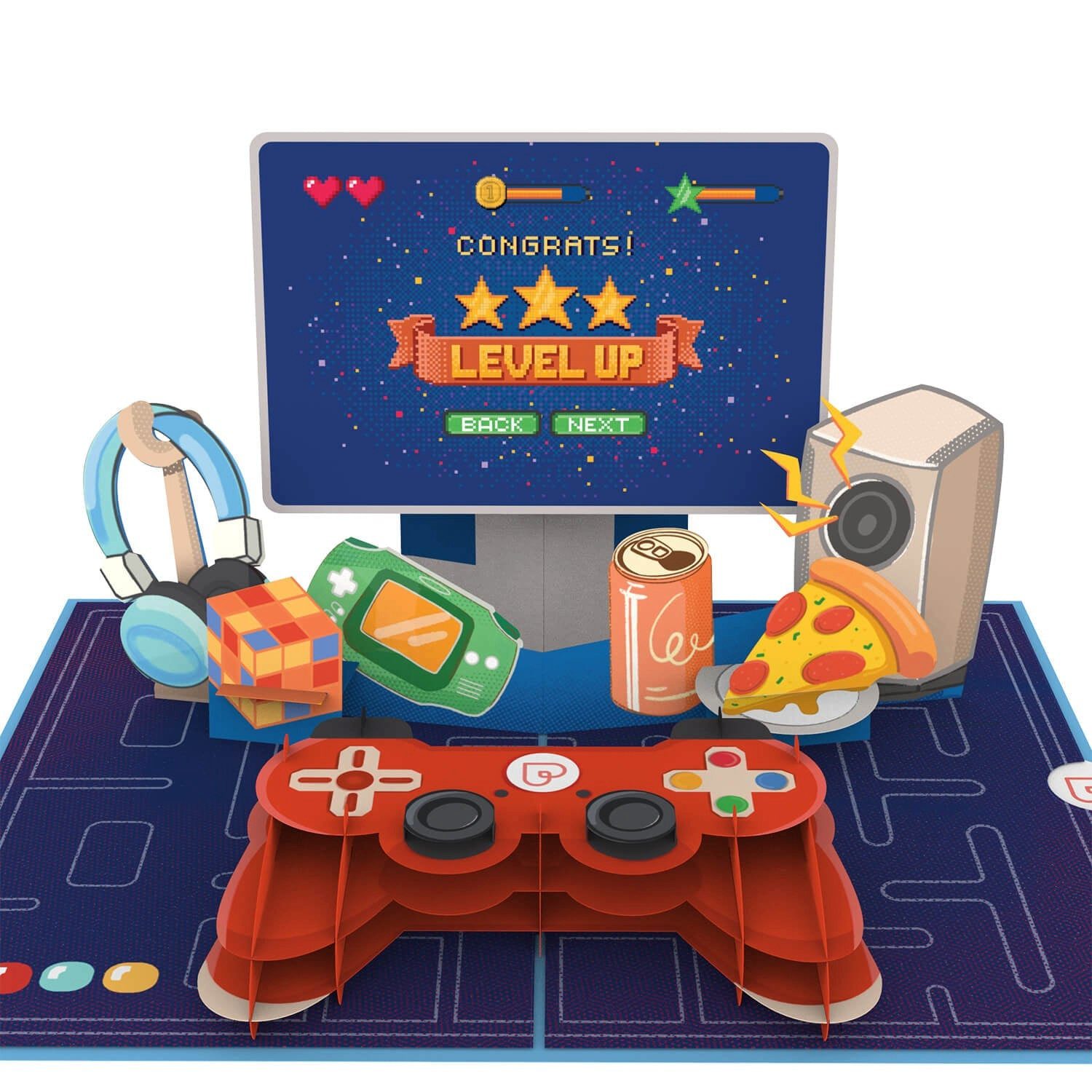 papercrush Geburtstagskarte Gaming Controller Pop-Up Karte