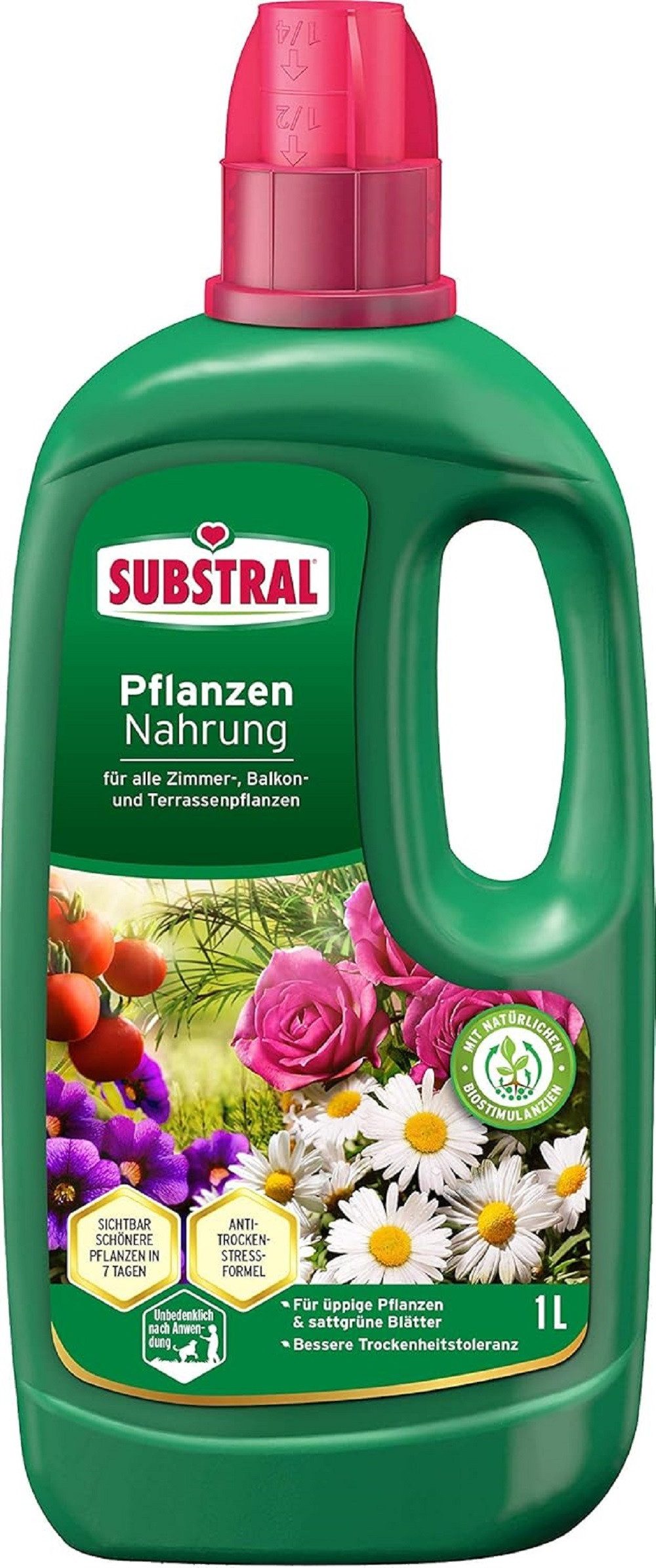 Substral Pflanzenstärkungsmittel Substral Pflanzen Nahrung, Flüssiger Universaldünger 1 L